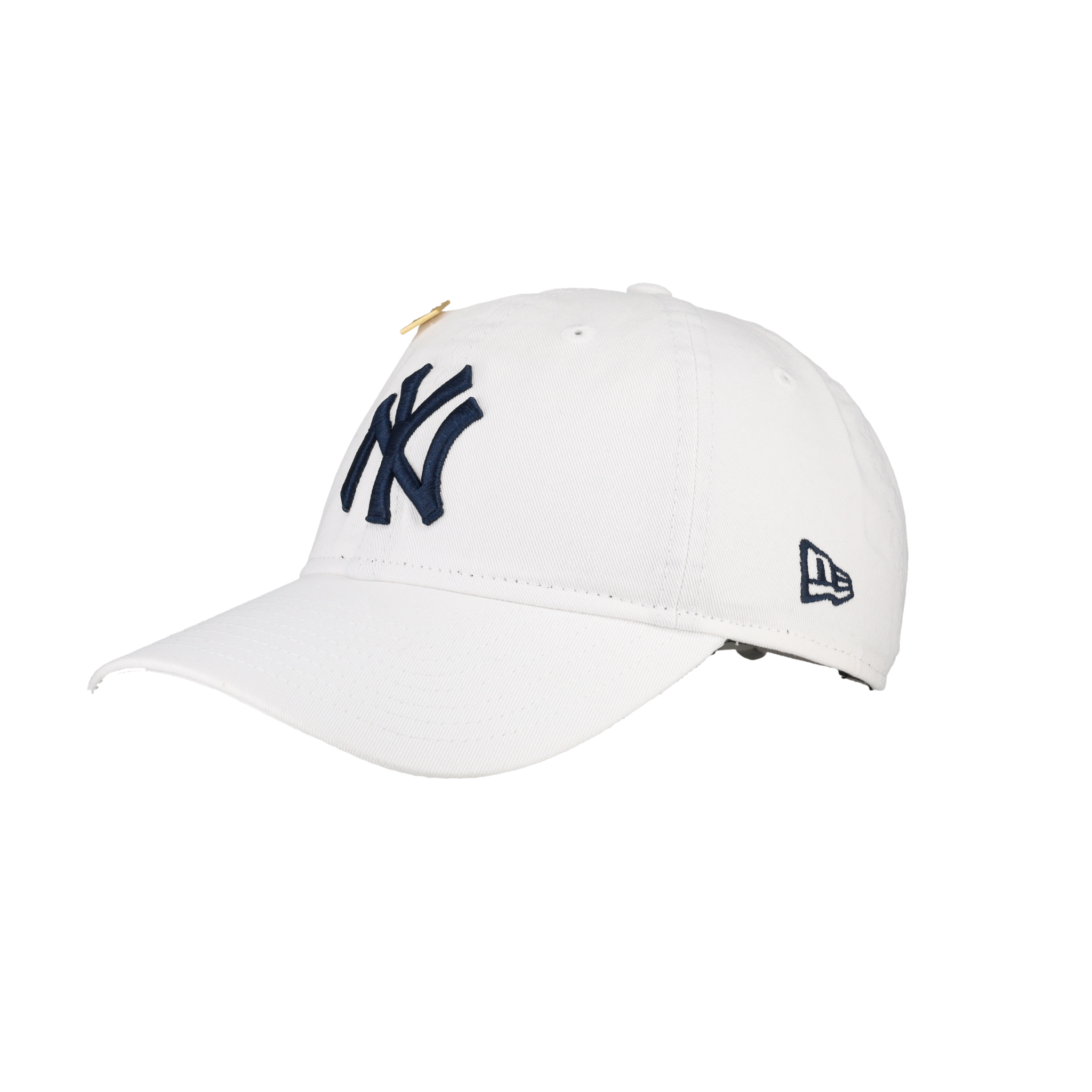 New York Yankees New Era 9Twenty Adjustable Hat (White Navy)