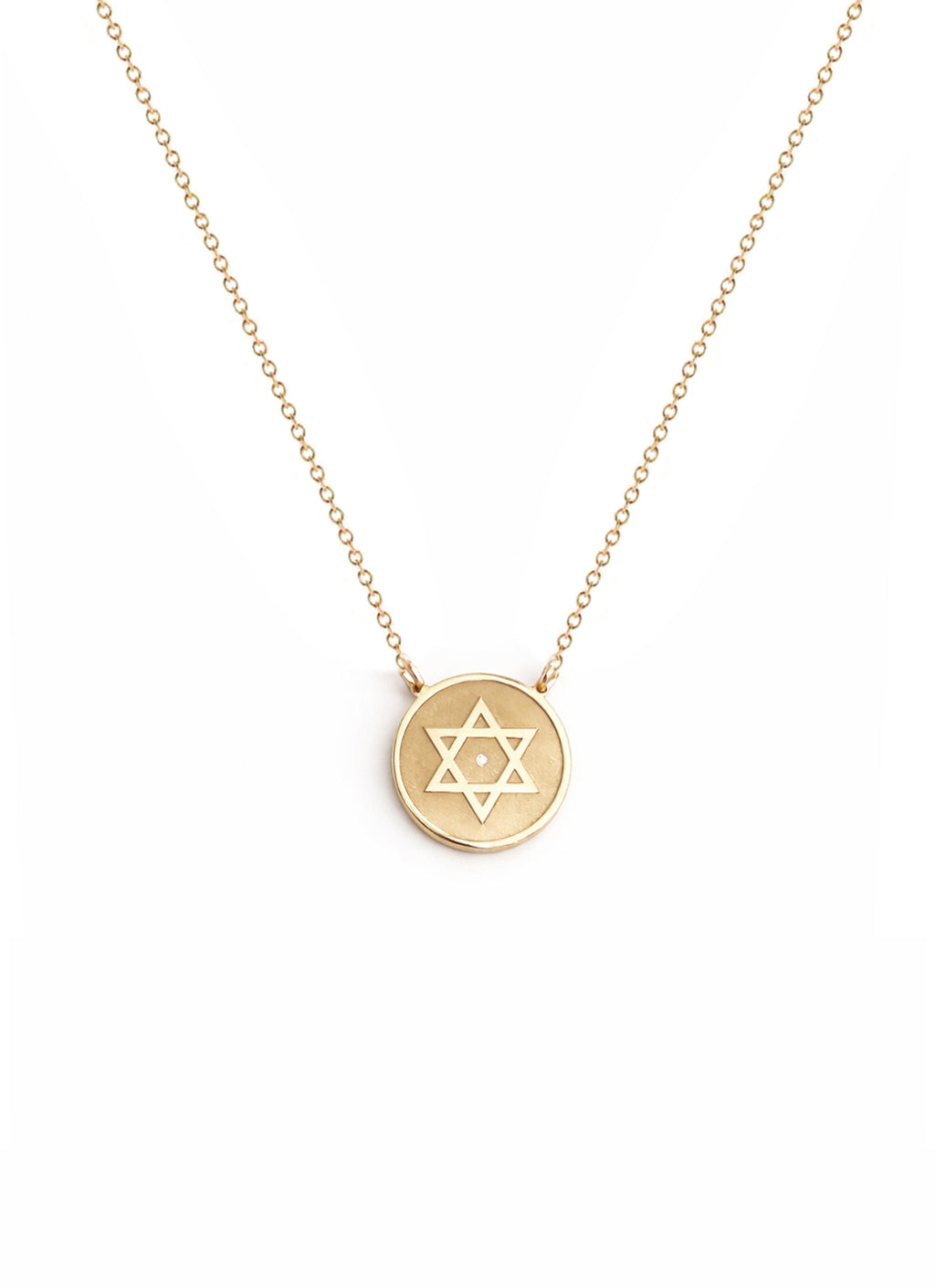 Dalit Star of David Diamond Necklace
