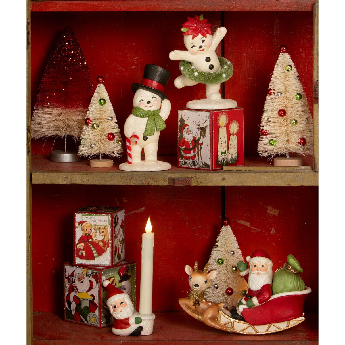 Dancing Snowman Girl | Bethany Lowe | Christmas Decor