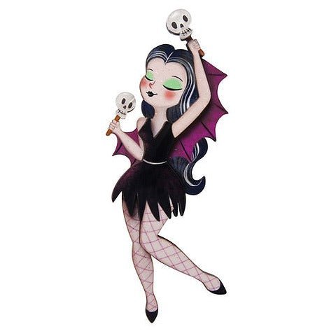 Dancing Vampiress Brooch by Laliblue by Quirks! at Shirley Shoppe