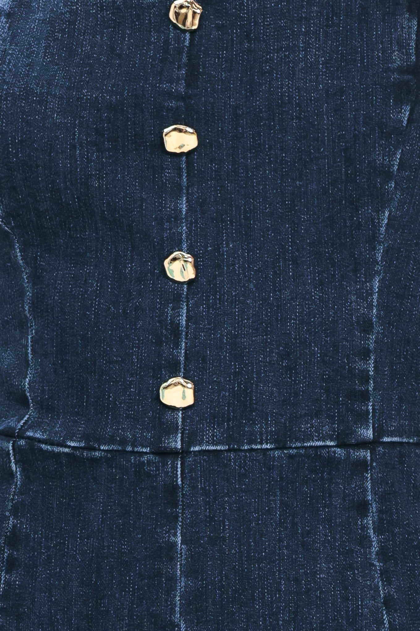 DARK WASH ICON DENIM ROMPER by Flying Tomato at Shirley Shoppe