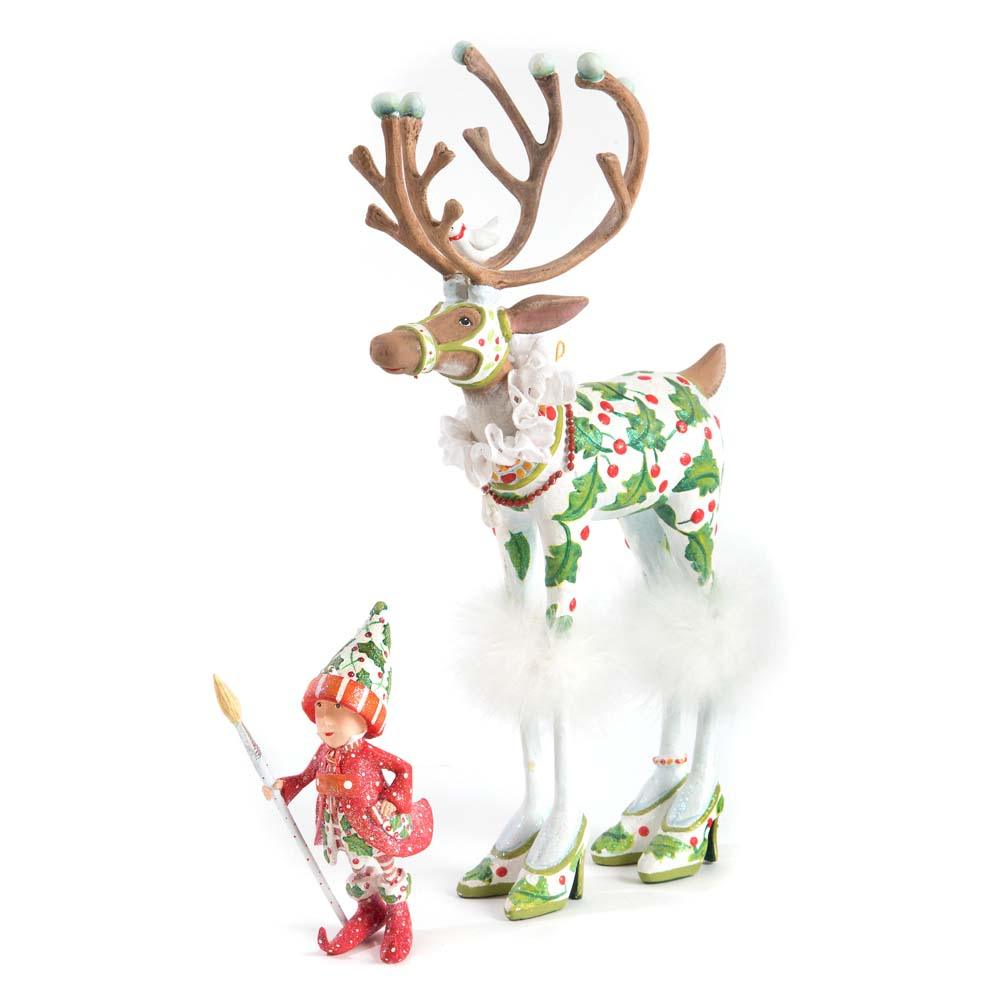 Dash Away Vixen's Elf Ornament by Patience Brewster RETIRED by Quirks! at Shirley Shoppe