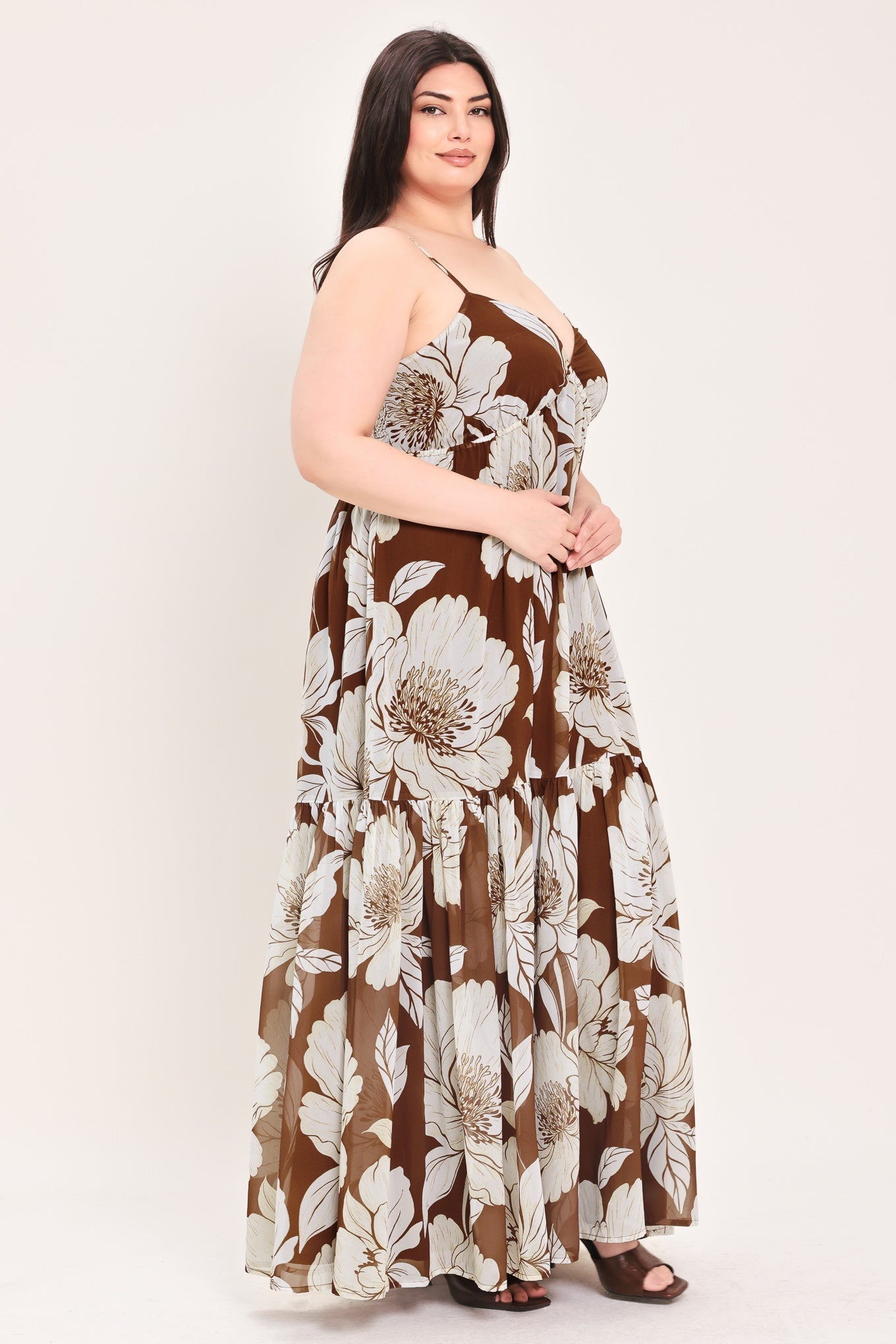 DESERT BLOOM WOVEN MAXI DRESS by Flying Tomato at Shirley Shoppe