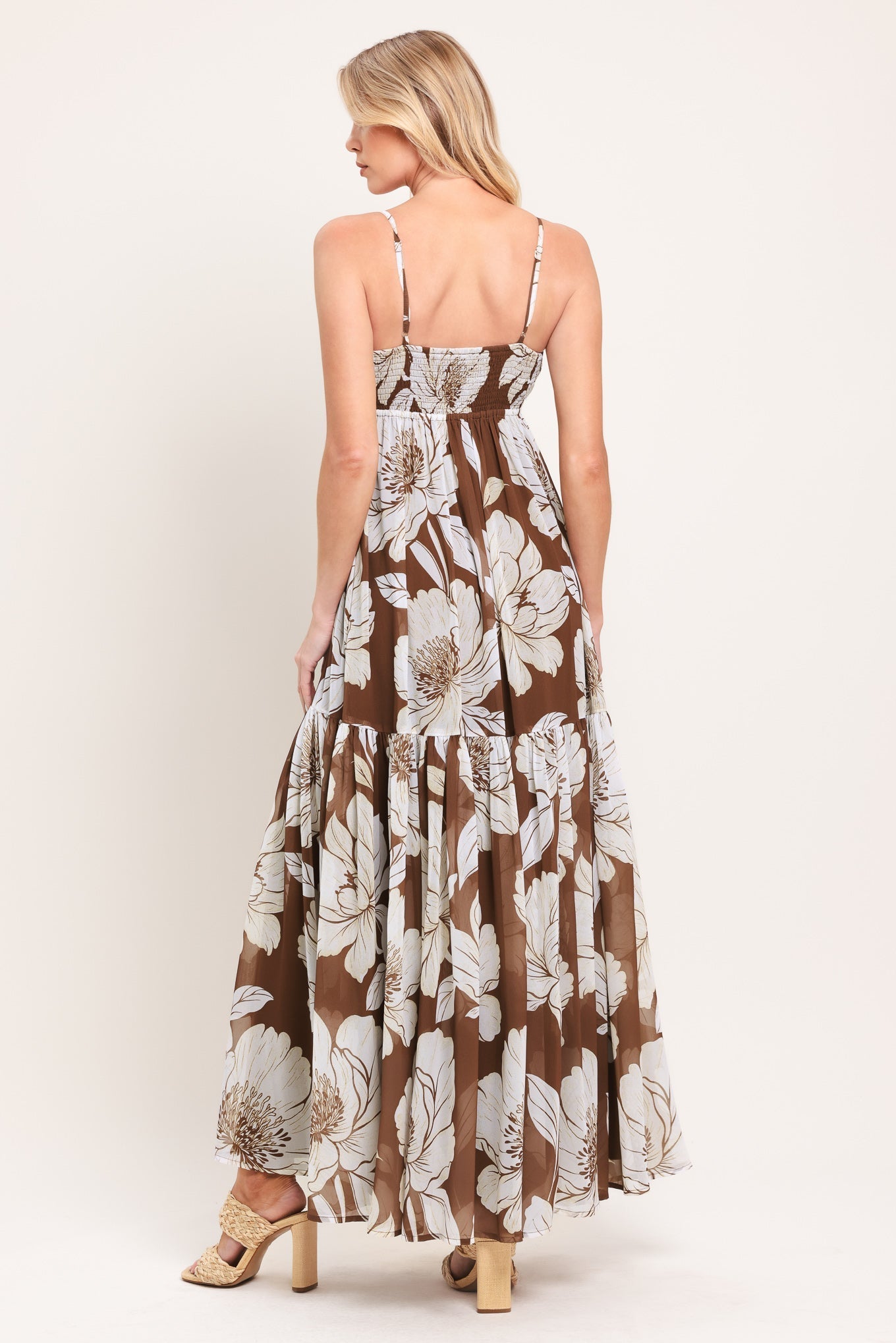 DESERT BLOOM WOVEN MAXI DRESS by Flying Tomato at Shirley Shoppe