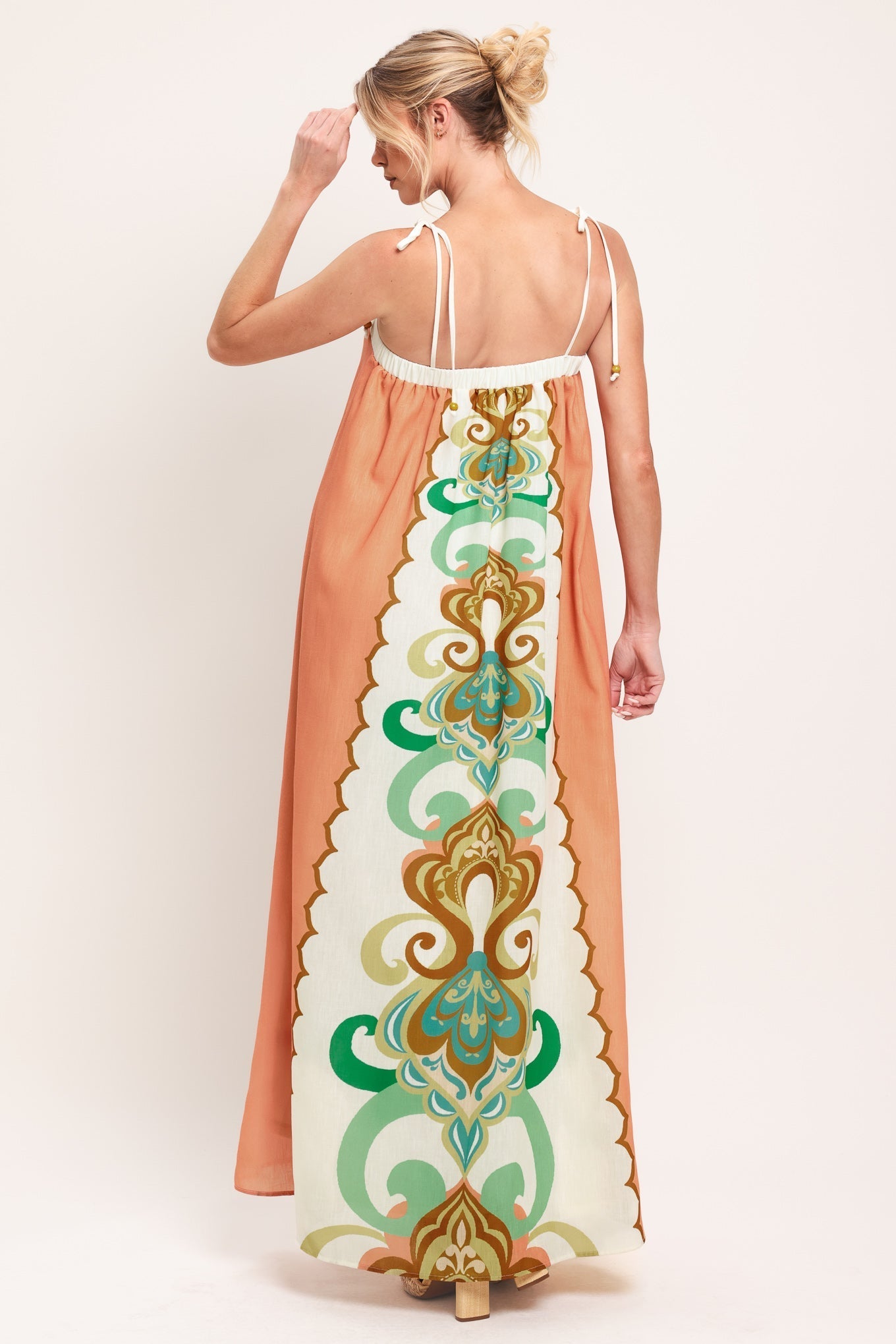 DESERT JEWEL WOVEN MAXI DRESS by Flying Tomato at Shirley Shoppe