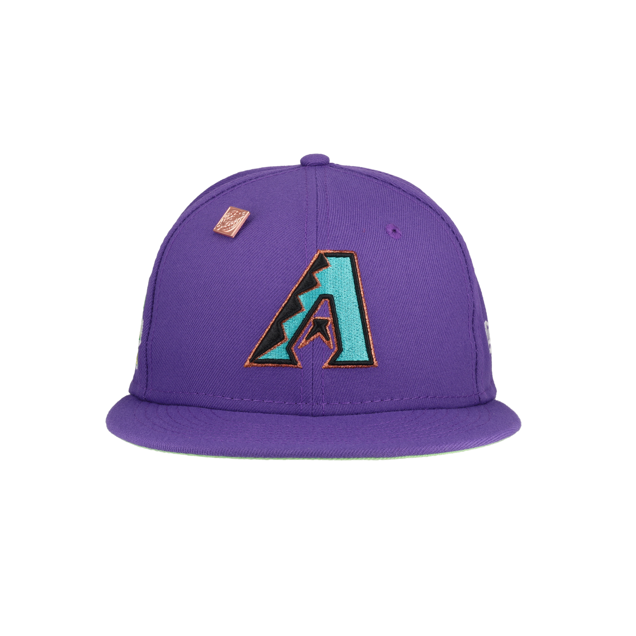 Arizona Diamondbacks Citrus Pop 2001 World Series Patch Fitted Hat