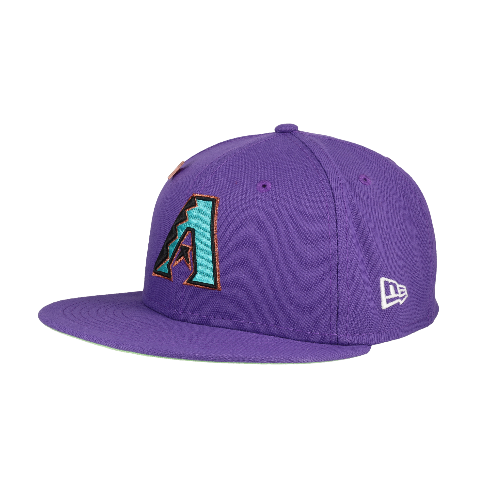 Arizona Diamondbacks Citrus Pop 2001 World Series Patch Fitted Hat