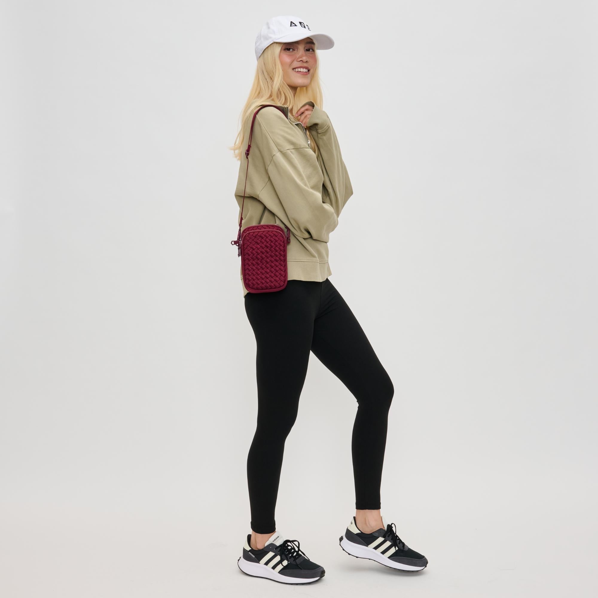 Divide & Conquer - Woven Neoprene Crossbody by Sol and Selene at Shirley Shoppe