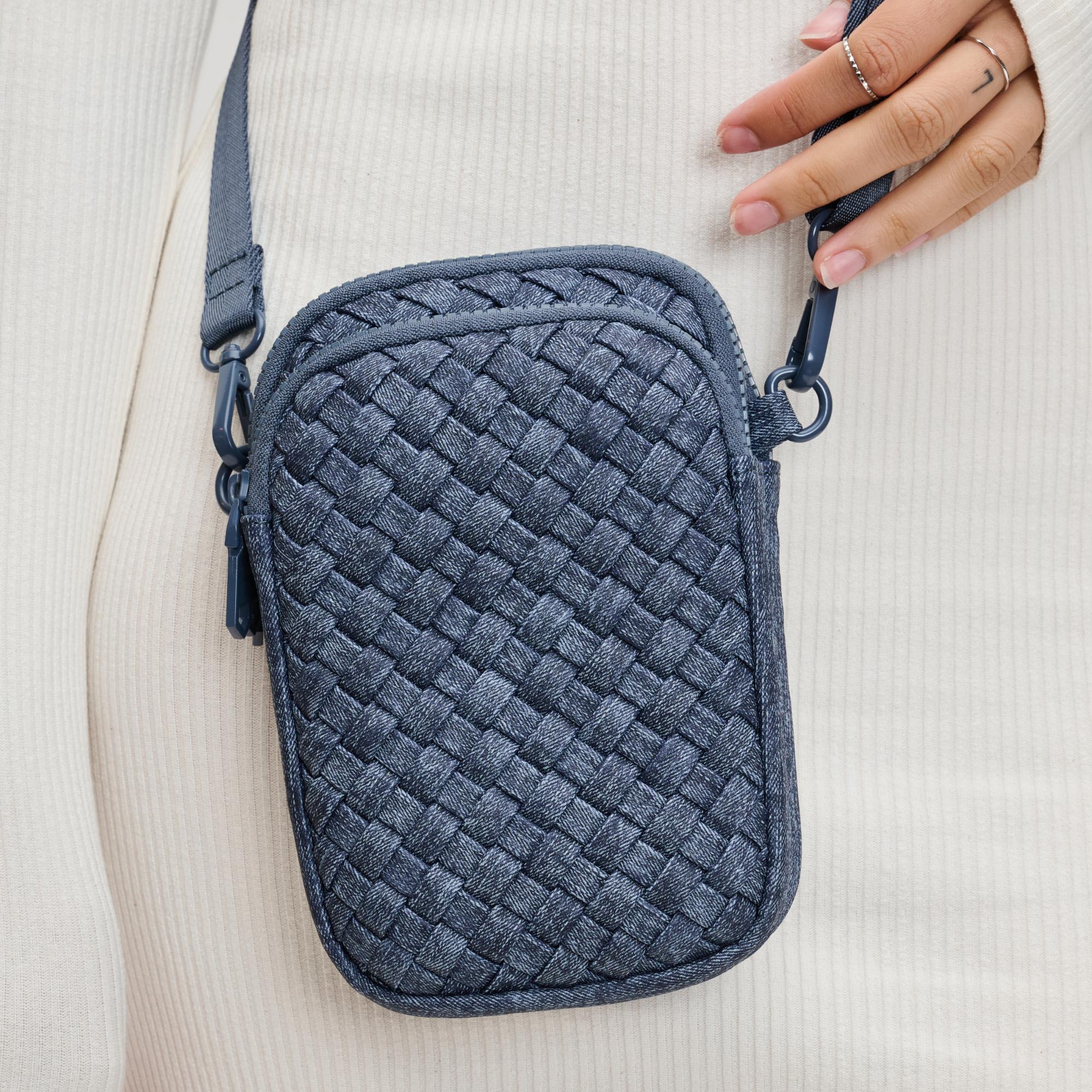 Divide & Conquer - Woven Neoprene Crossbody by Sol and Selene at Shirley Shoppe