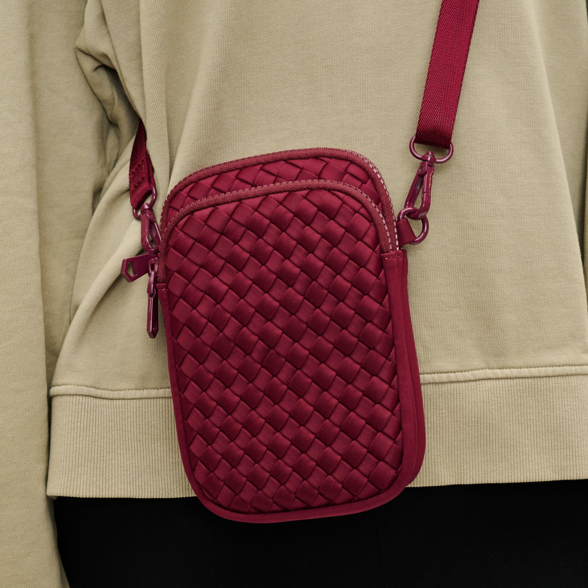 Divide & Conquer - Woven Neoprene Crossbody by Sol and Selene at Shirley Shoppe