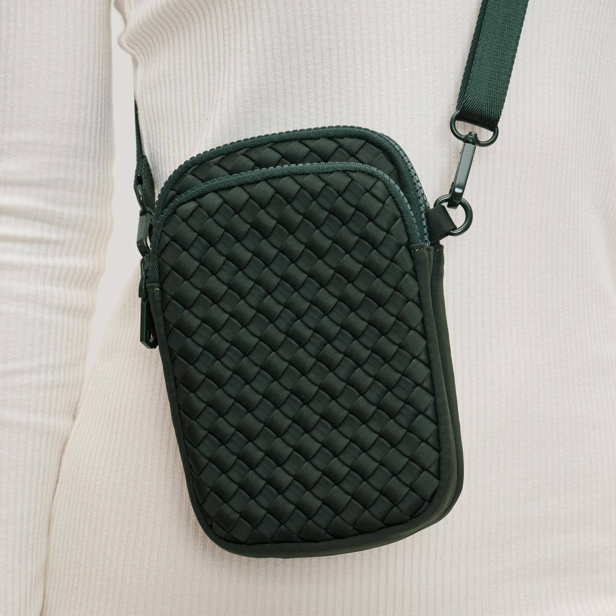 Divide & Conquer - Woven Neoprene Crossbody by Sol and Selene at Shirley Shoppe