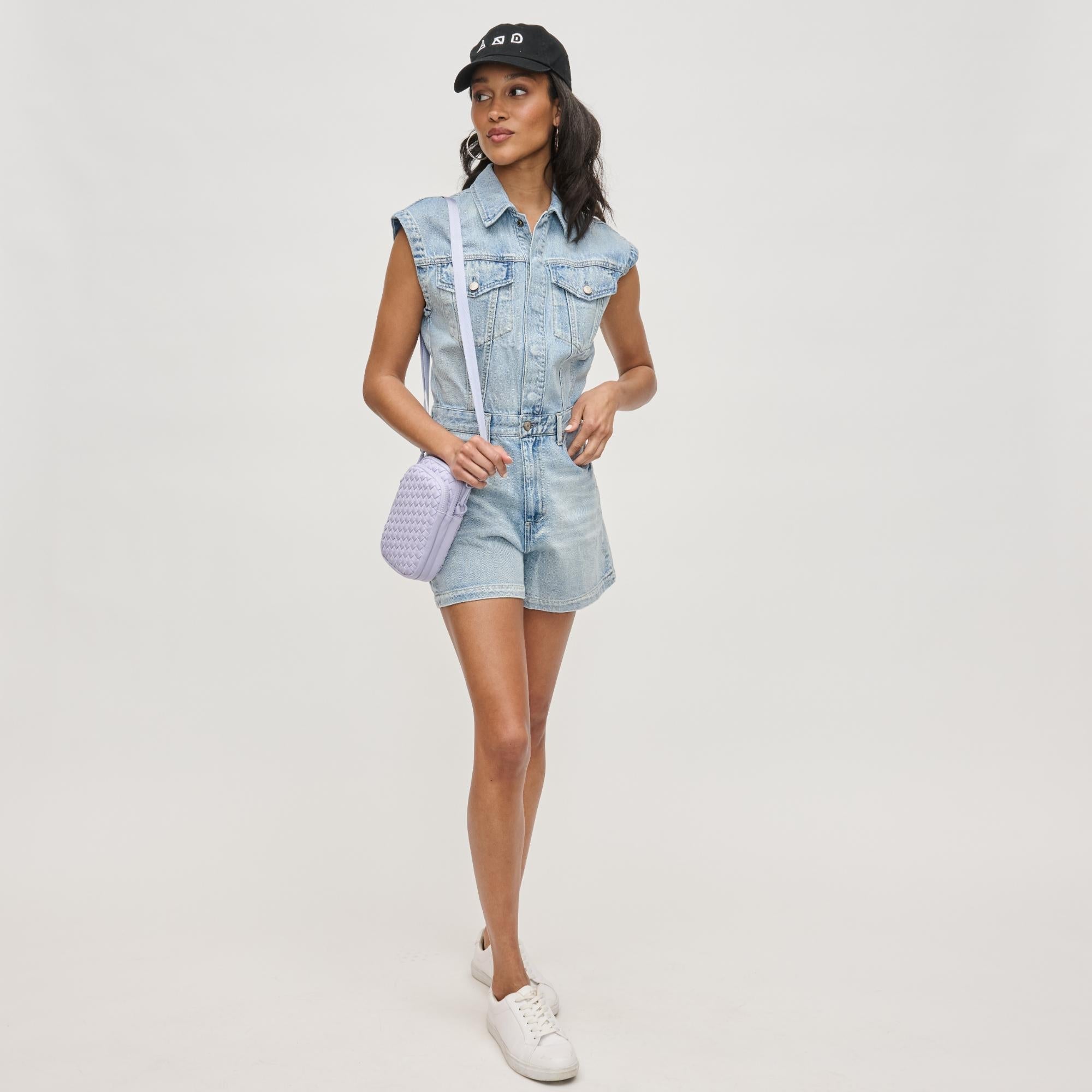 Divide & Conquer - Woven Neoprene Crossbody by Sol and Selene at Shirley Shoppe