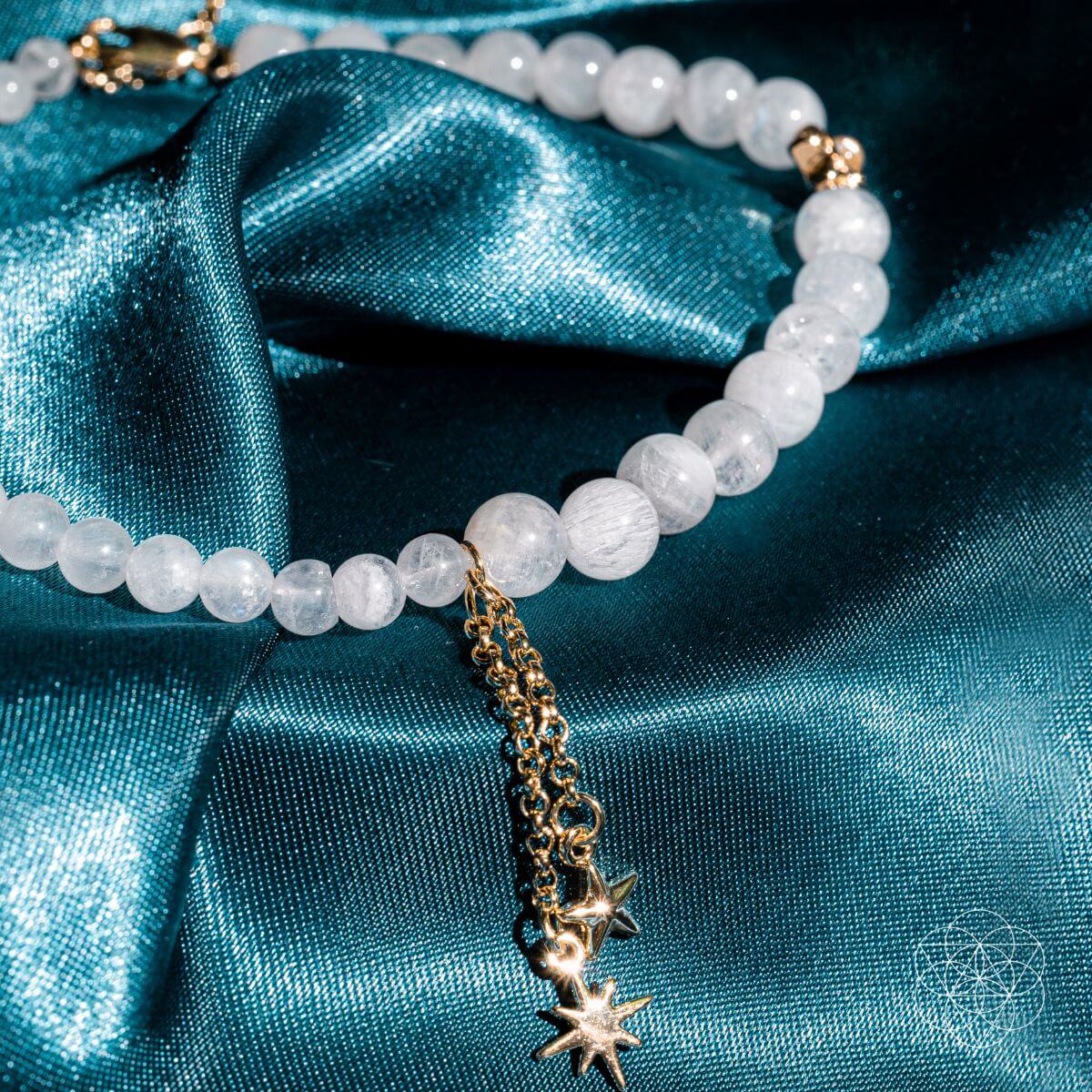 Divine Intuition - Moonstone Anklet and Earrings Set by Conscious Items at Shirley Shoppe