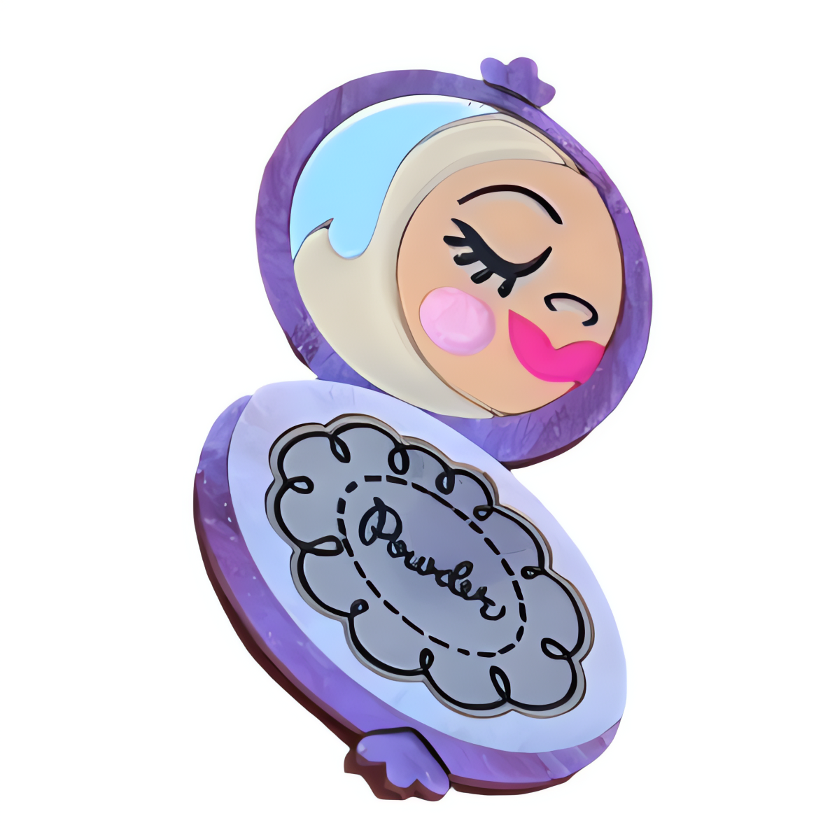 Secret Admirer Brooch LILAC by Asia Ellington x Lipstick & Chrome — Vintage Love Letter Pin