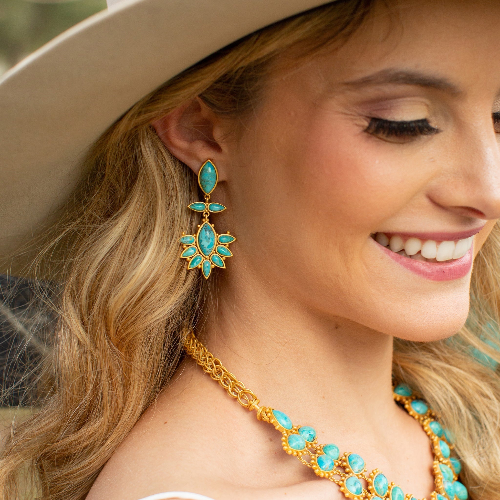 Dreamcatcher Drop Earrings by Christina Greene at Shirley Shoppe