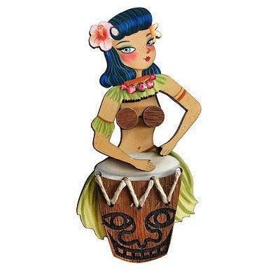 Drummer Girl Brooch by Laliblue by Quirks! at Shirley Shoppe