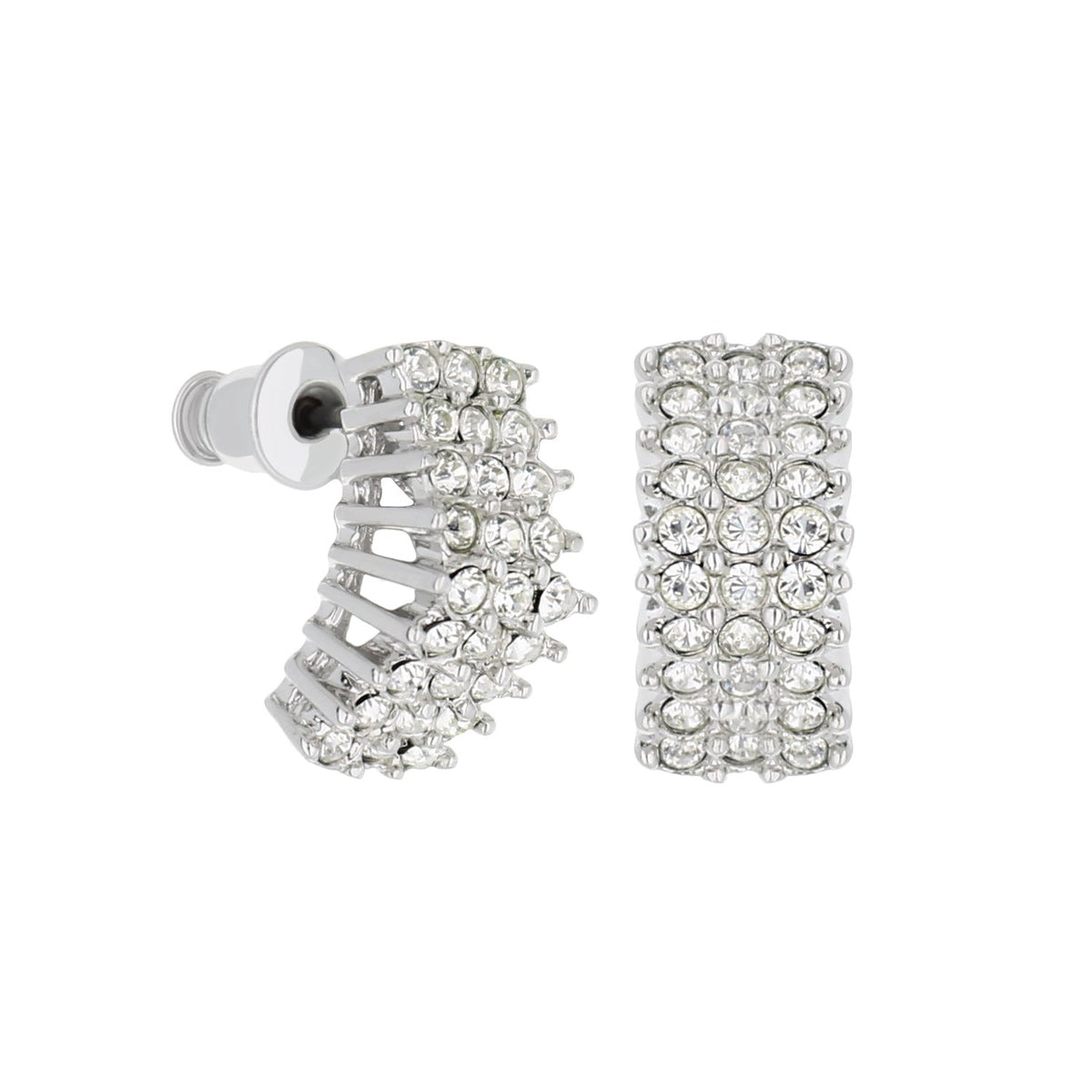 Pave Cz Design Earring