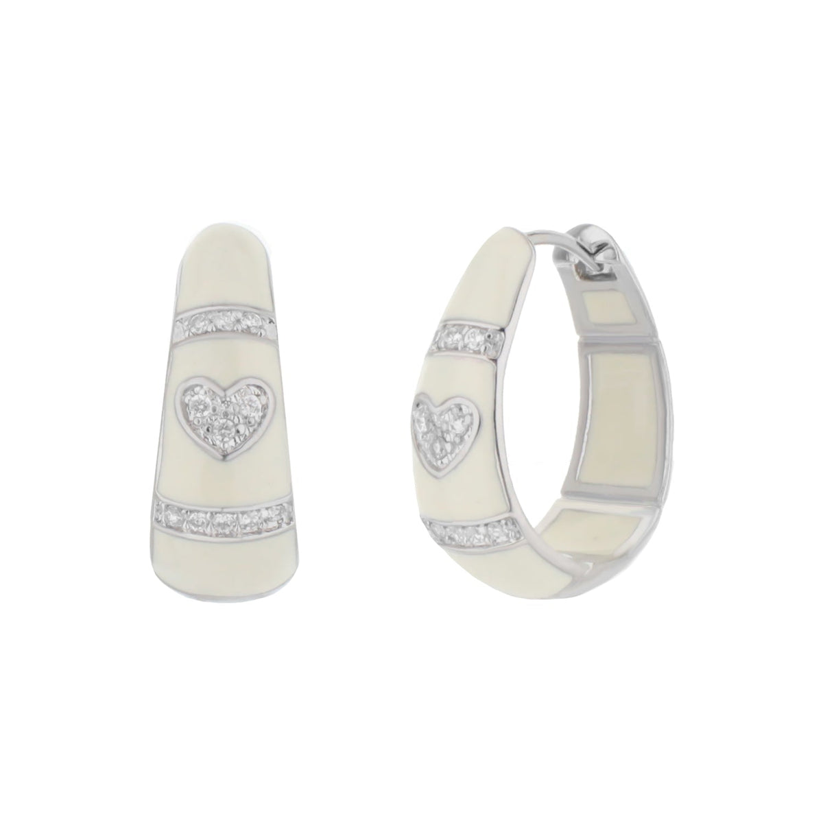 Pave Love Earrings