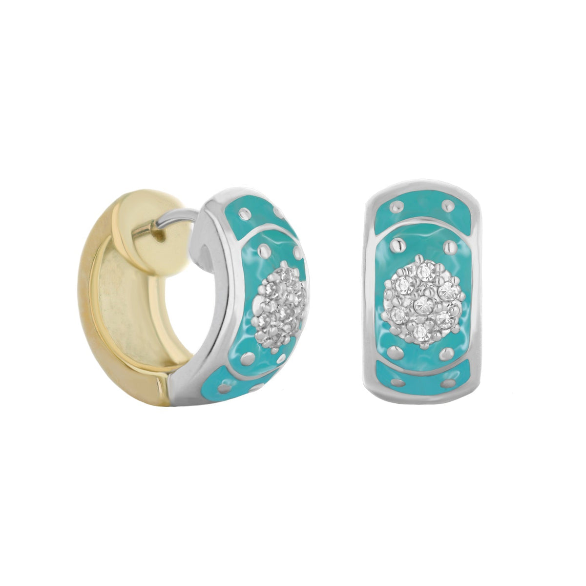 Enamel Crystal Huggies
