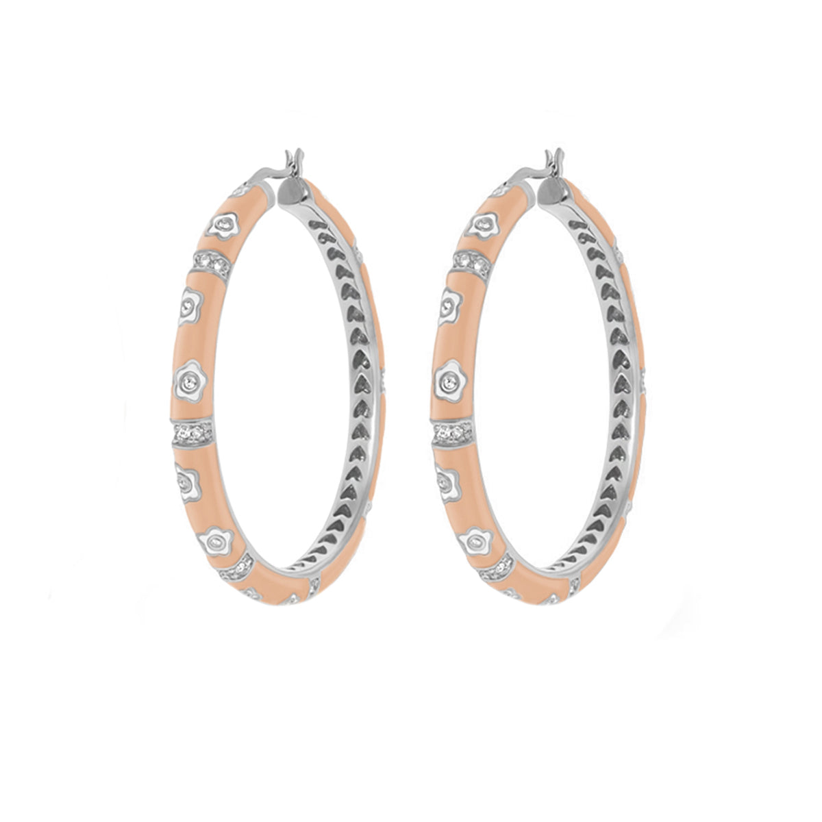 Daisy Love Earrings — Statement Hoop