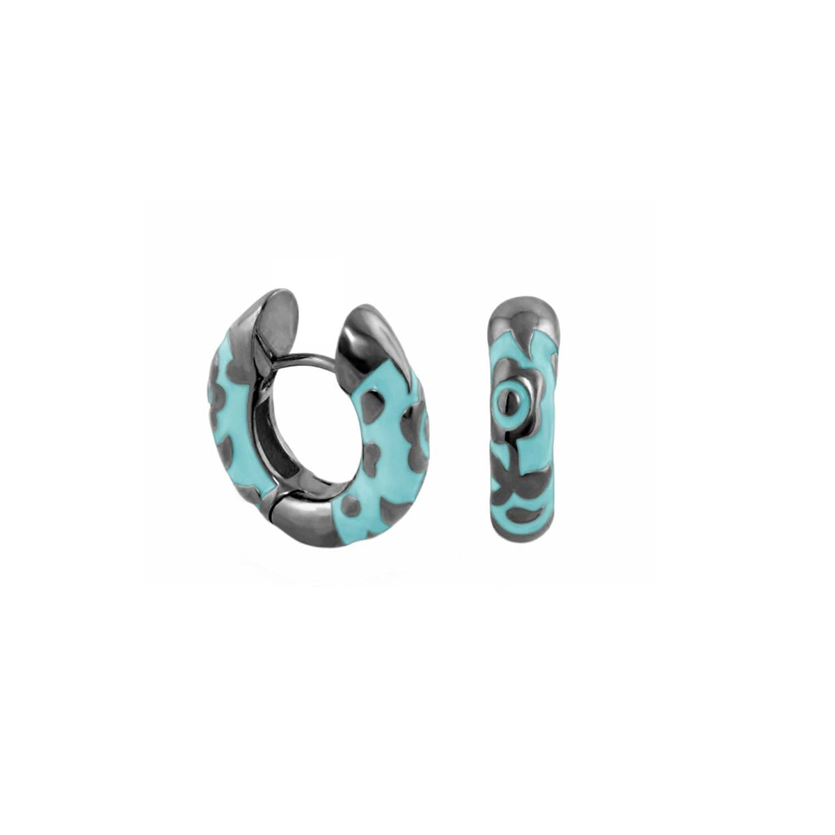 Flowers by Orly Earrings — Contrast Flower Huggie