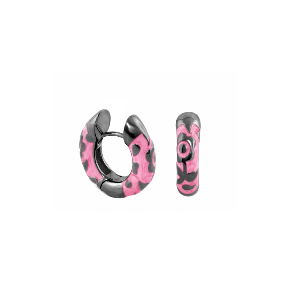 Flowers by Orly Earrings — Contrast Flower Huggie