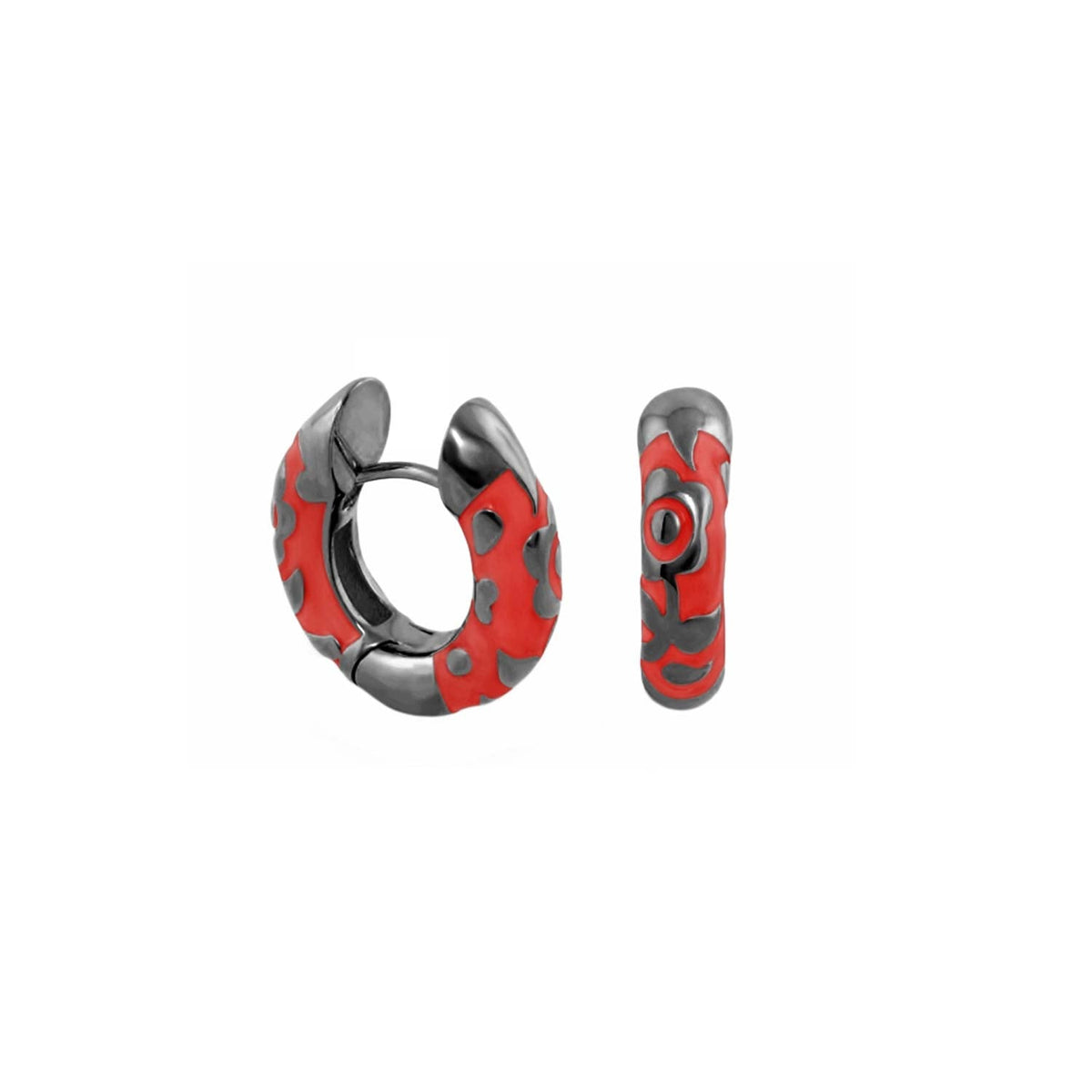 Flowers by Orly Earrings — Contrast Flower Huggie