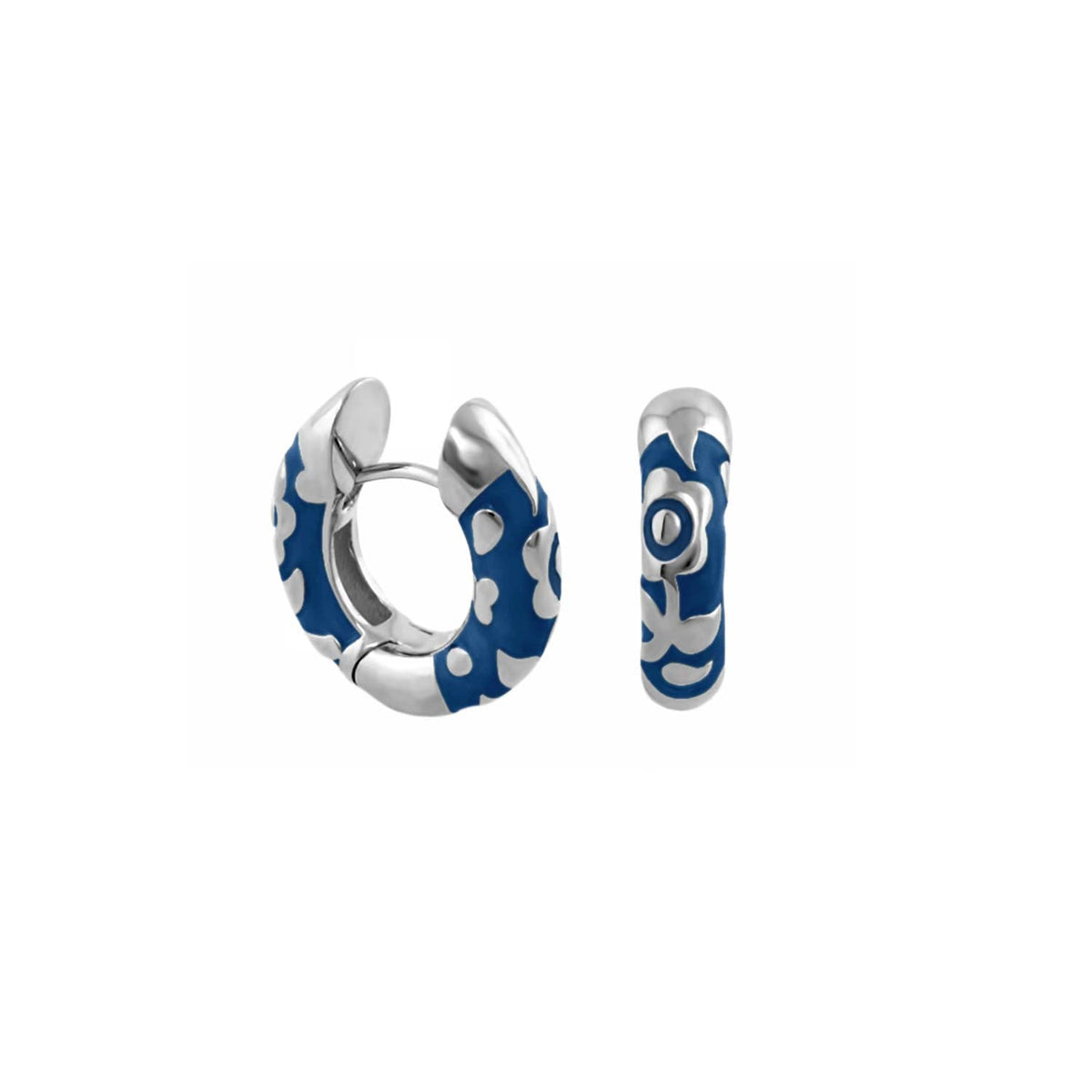 Flowers by Orly Earrings — Contrast Flower Huggie