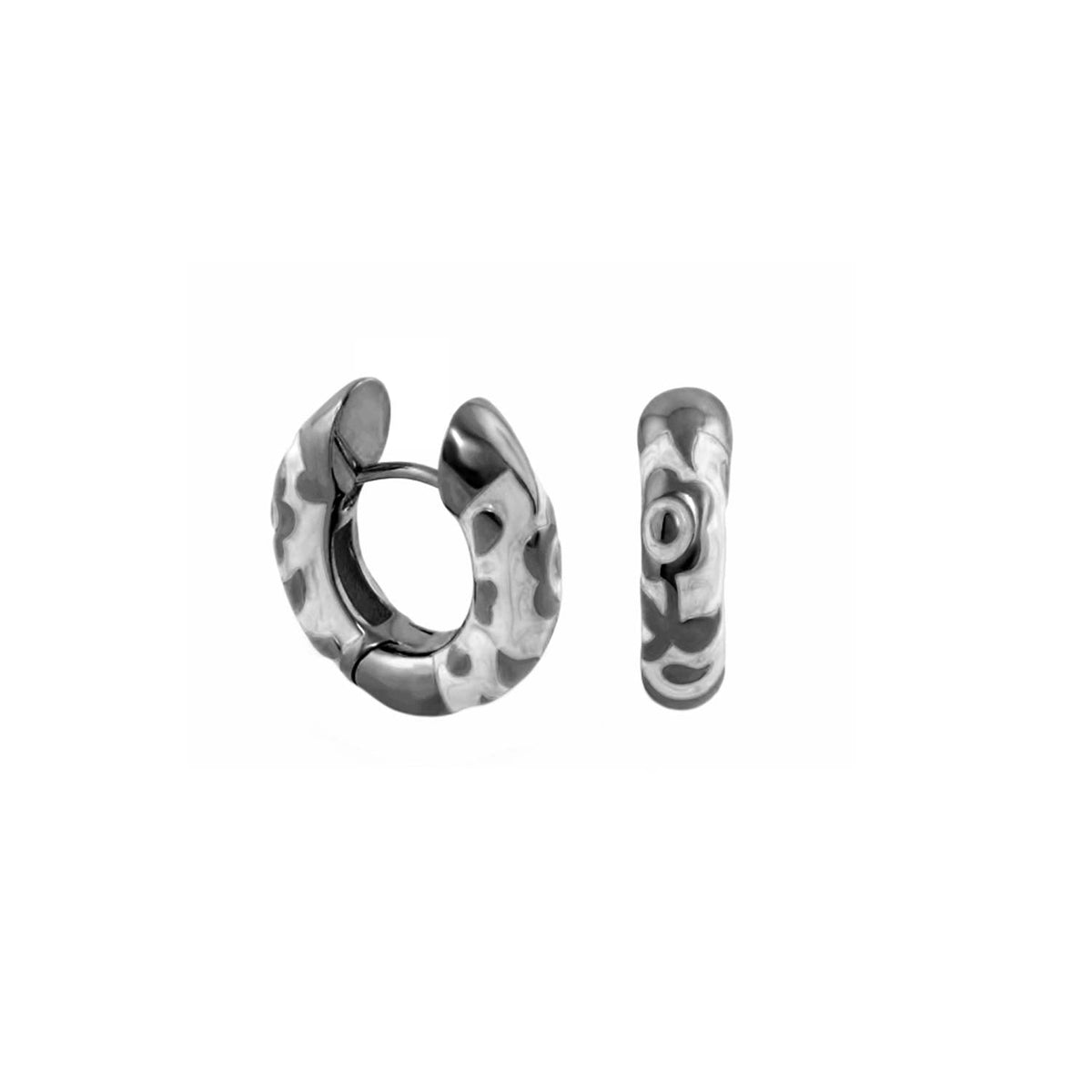Flowers by Orly Earrings — Contrast Flower Huggie