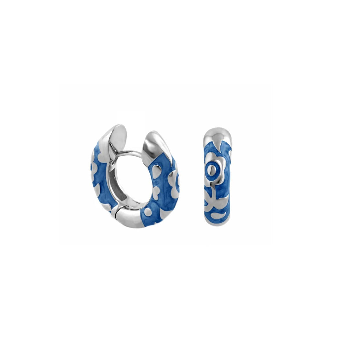 Flowers by Orly Earrings — Contrast Flower Huggie