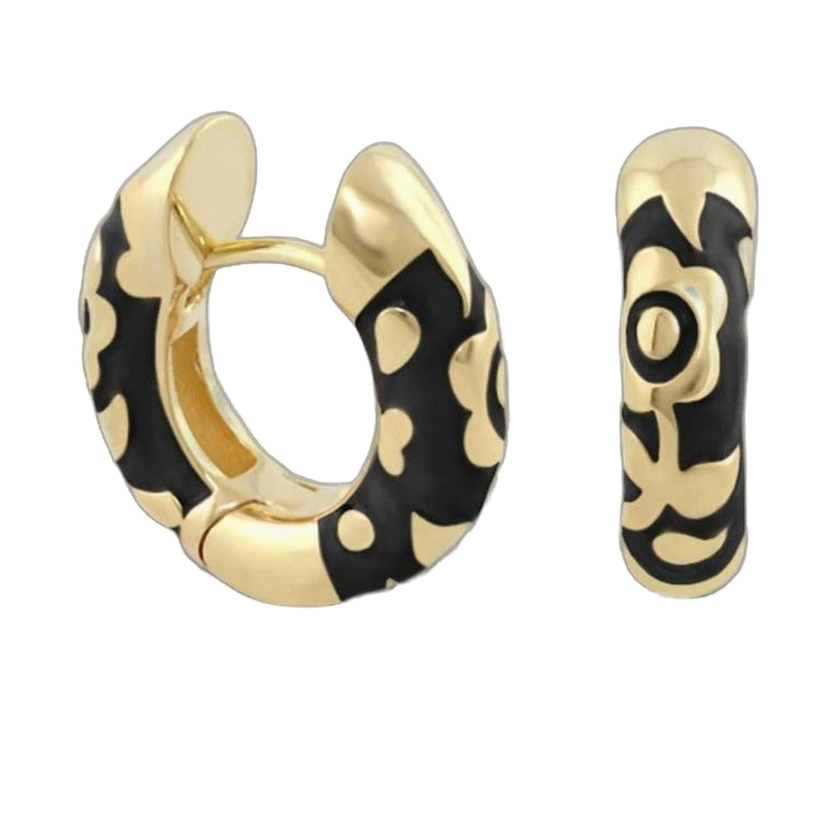 Flowers by Orly Earrings — Contrast Flower Huggie