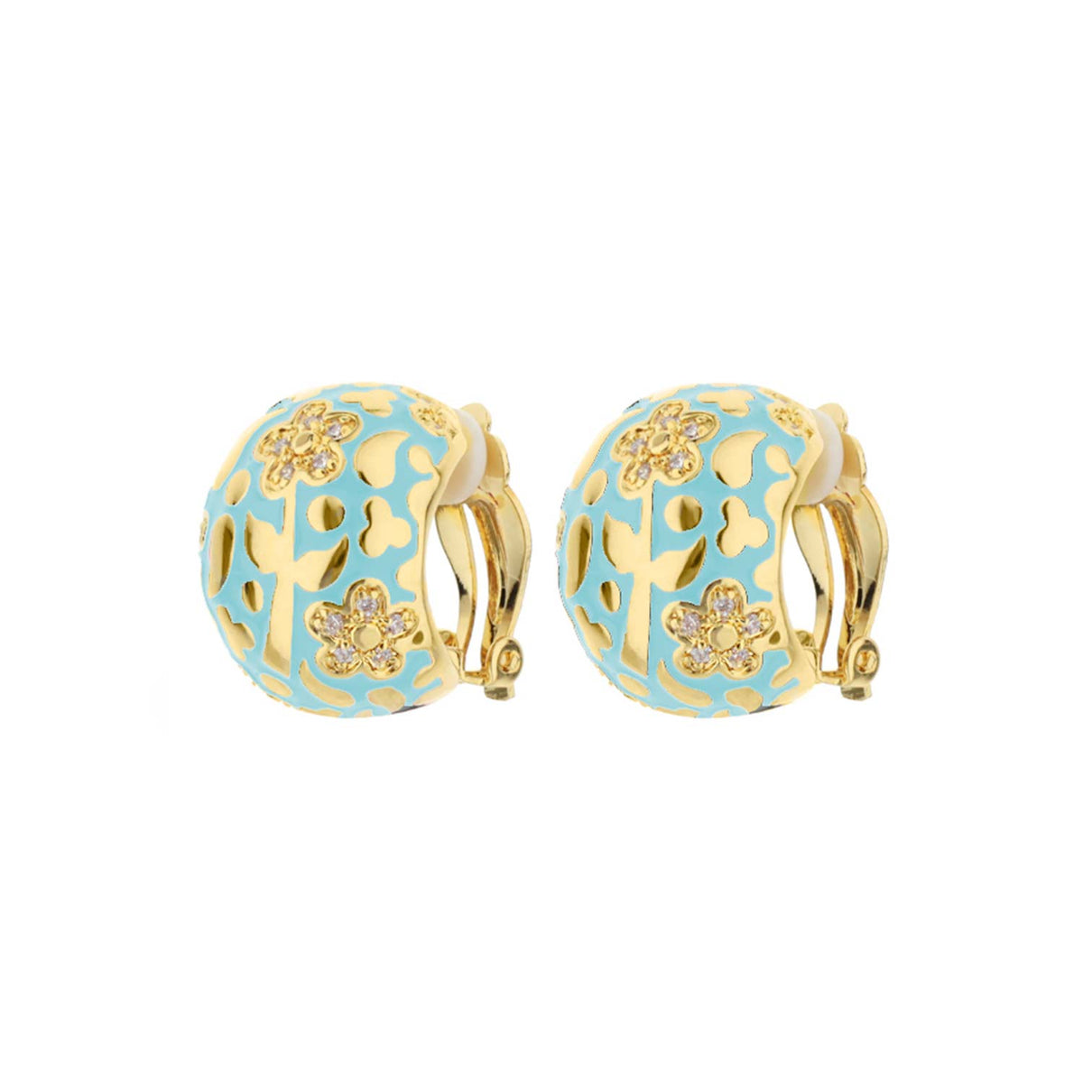 Flowers by Orly Dome Earrings