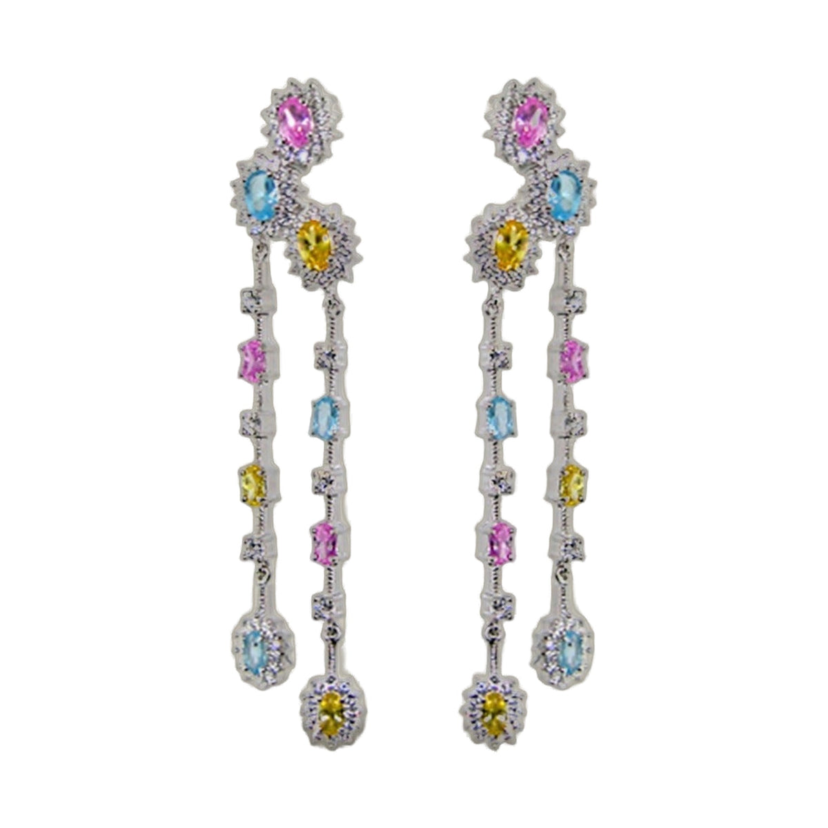 Long Bridal Earrings