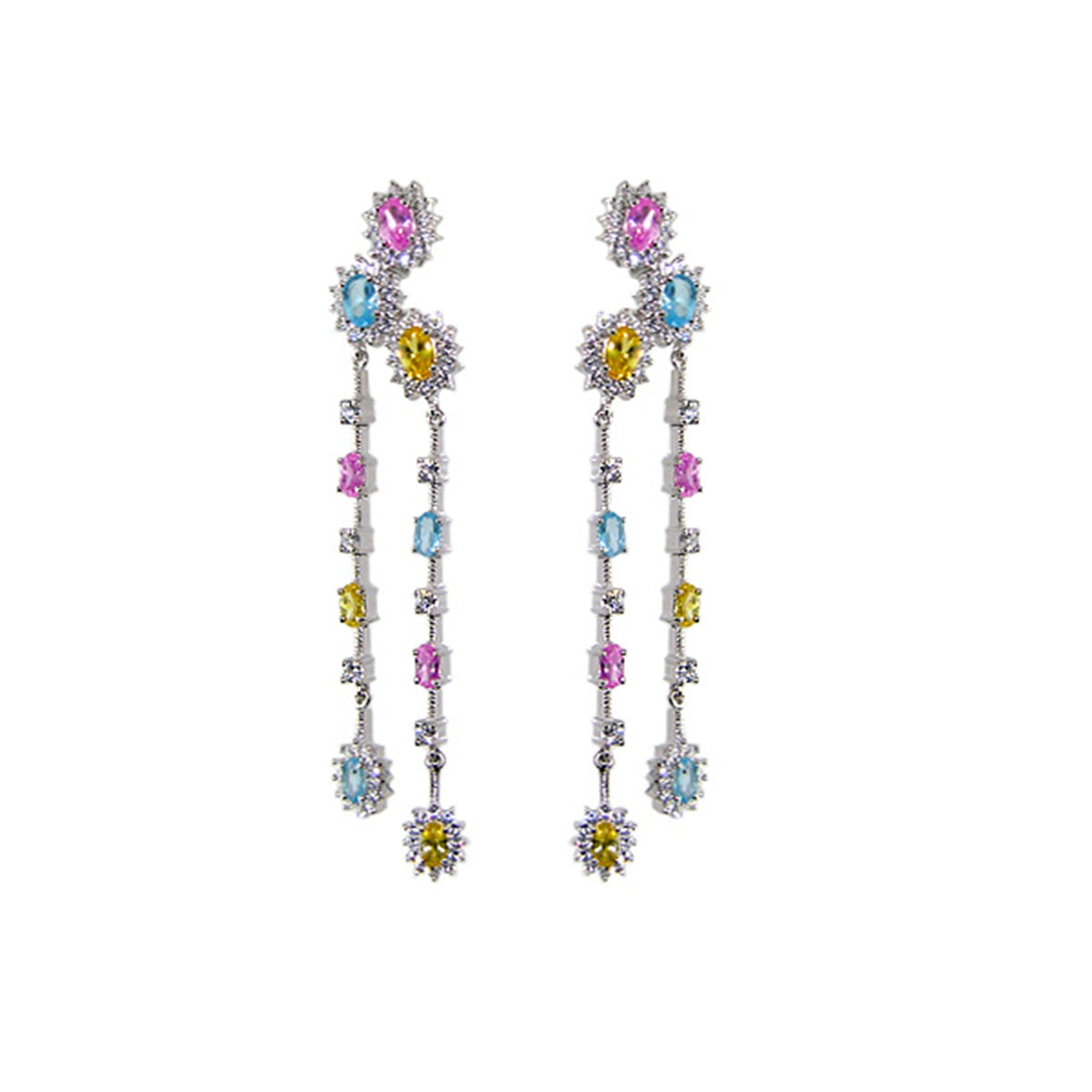 Long Bridal Earrings