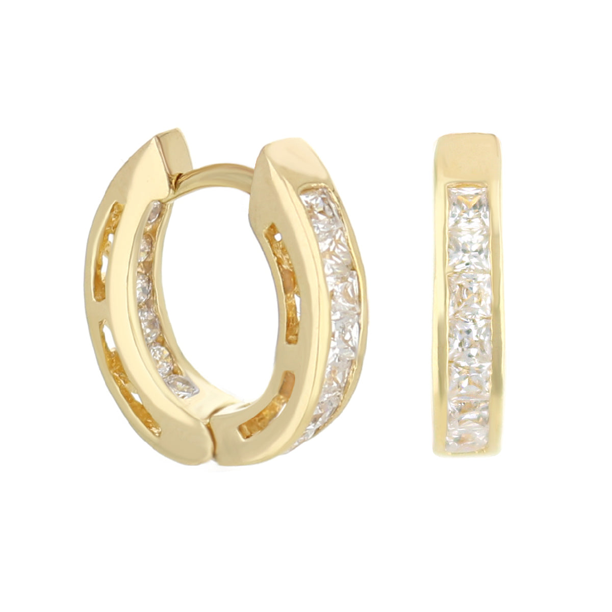 Cubic Zirconia Huggies