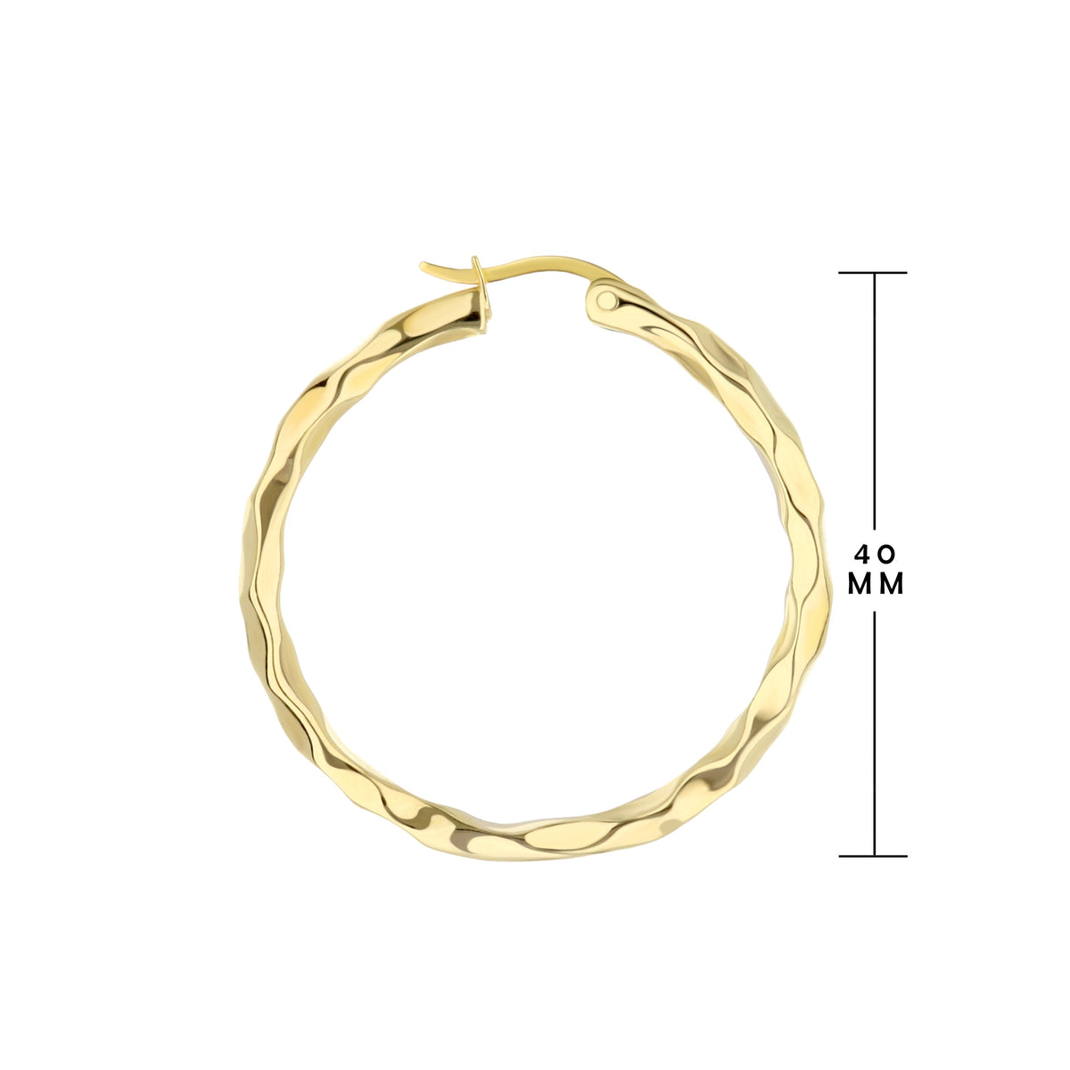 Plain Hoop Earrings