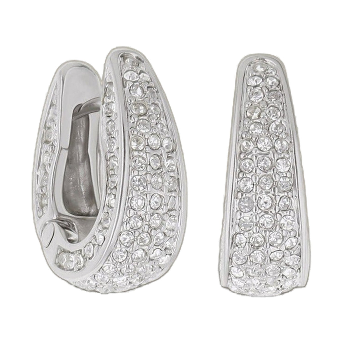 Crystal Huggie Earrings