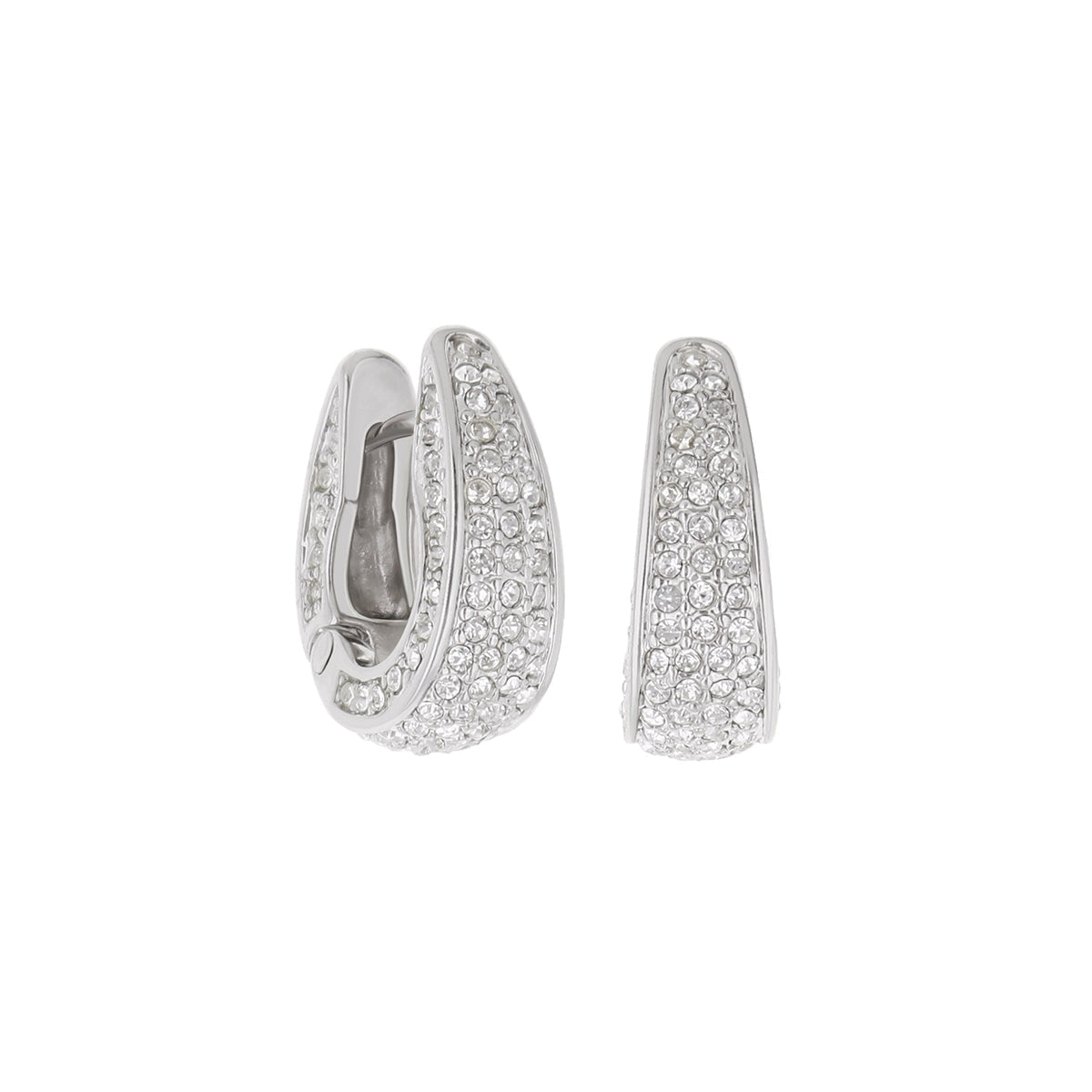 Crystal Huggie Earrings