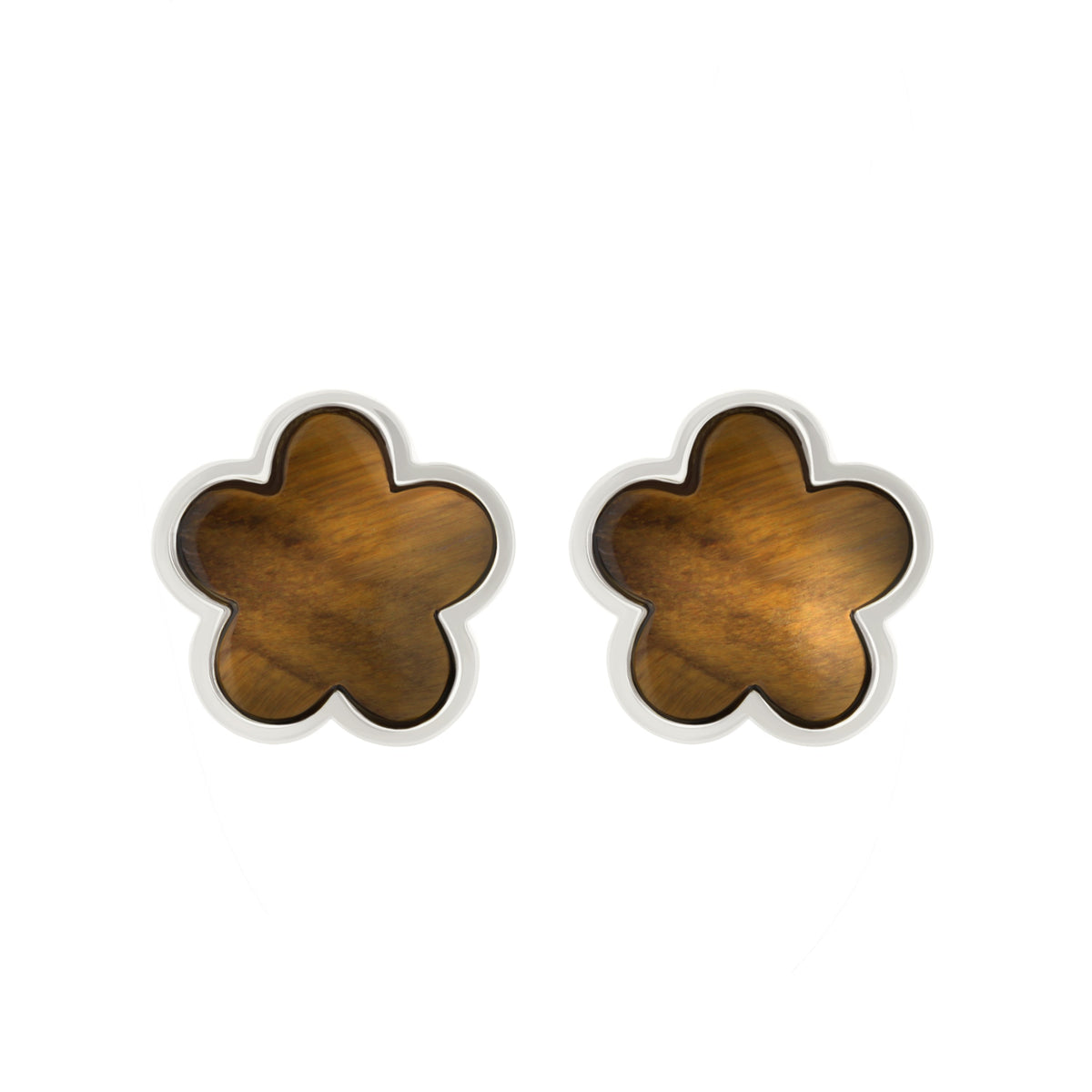 Daisy Love Earrings — Framed Flower Clip