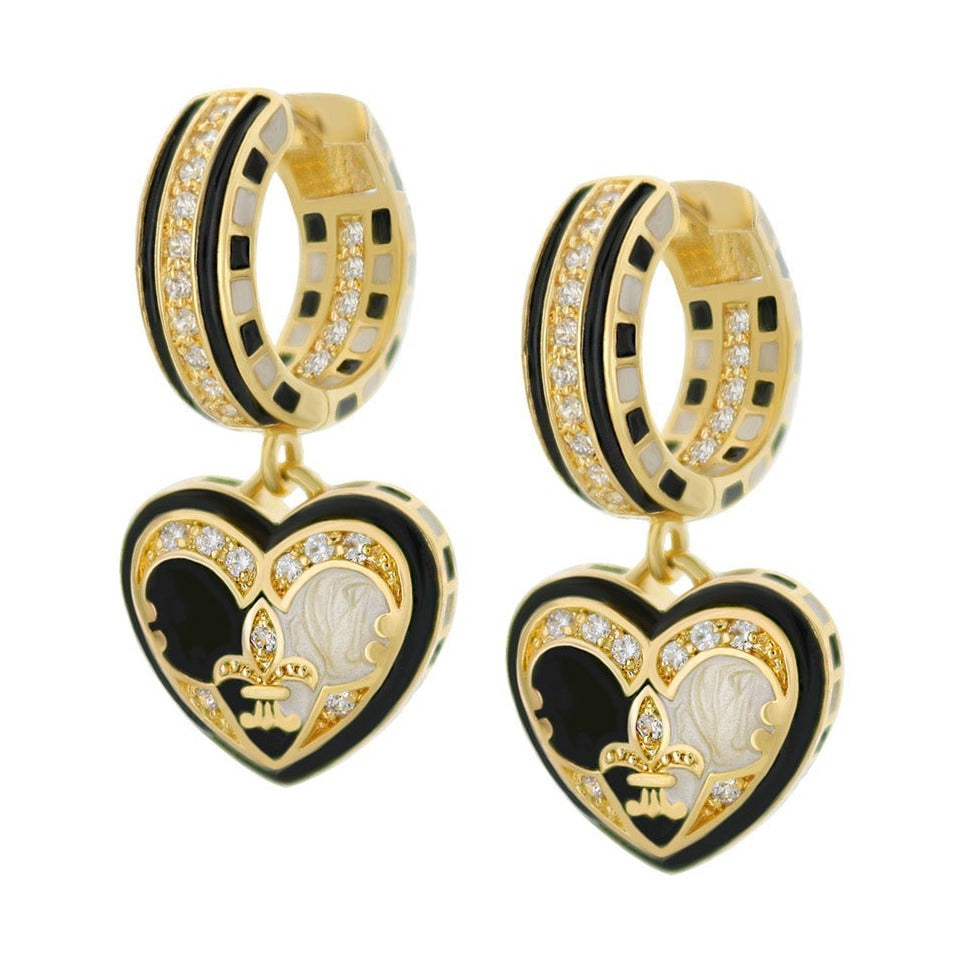 Renaissance Heart Earrings