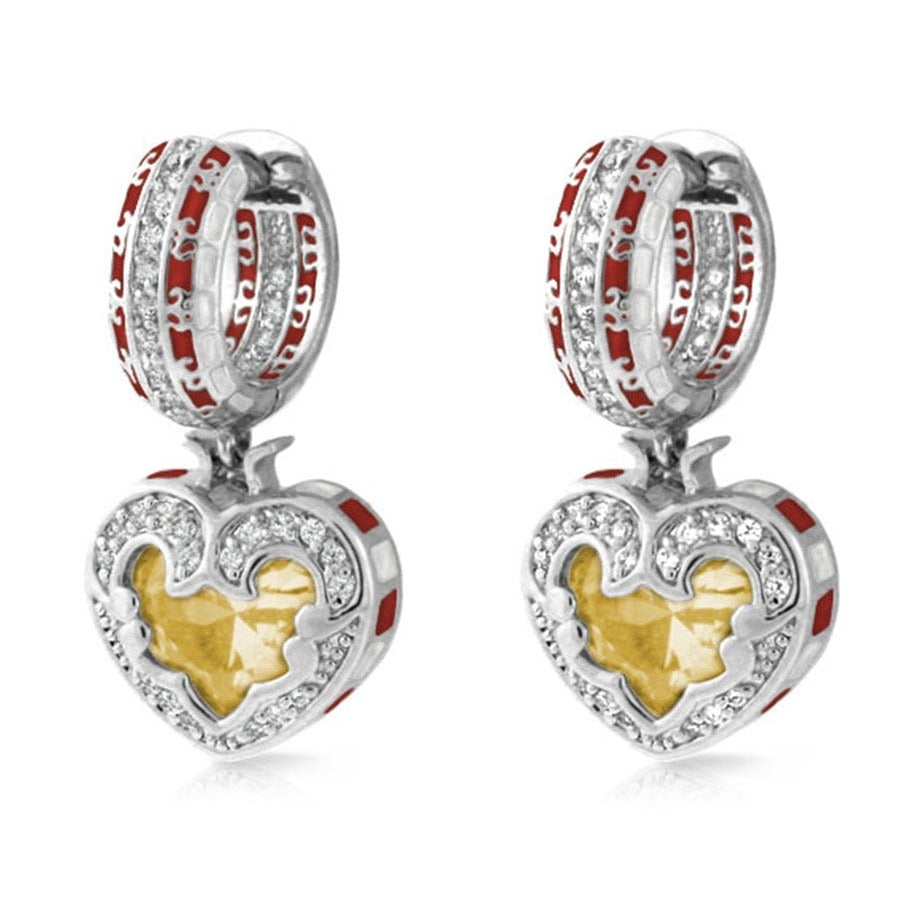 Renaissance Heart Earrings