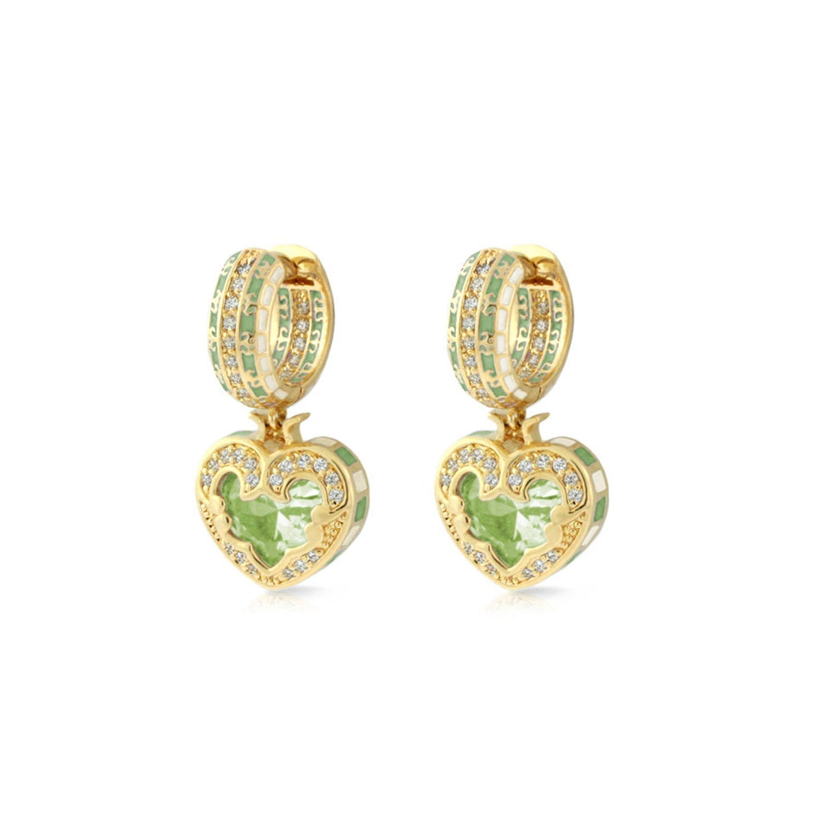 Renaissance Heart Earrings