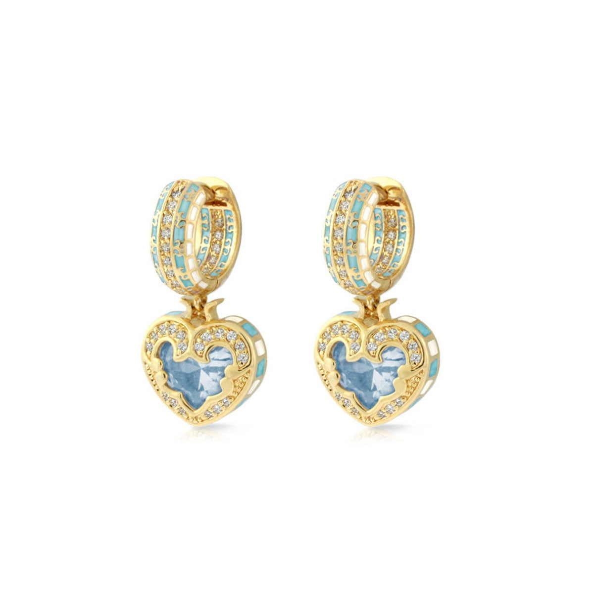 Renaissance Heart Earrings