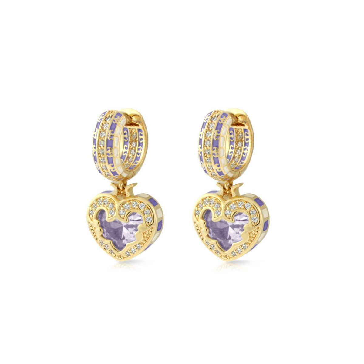 Renaissance Heart Earrings