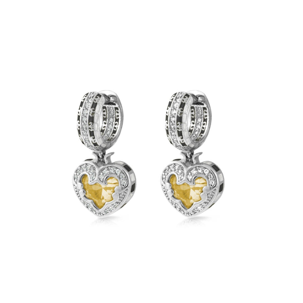 Renaissance Heart Earrings