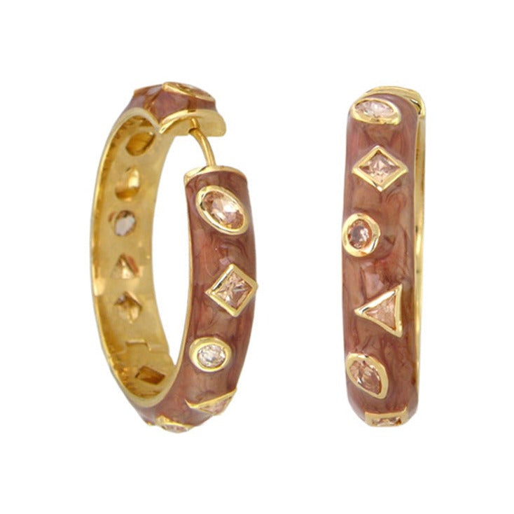 Geometric Design Earrings