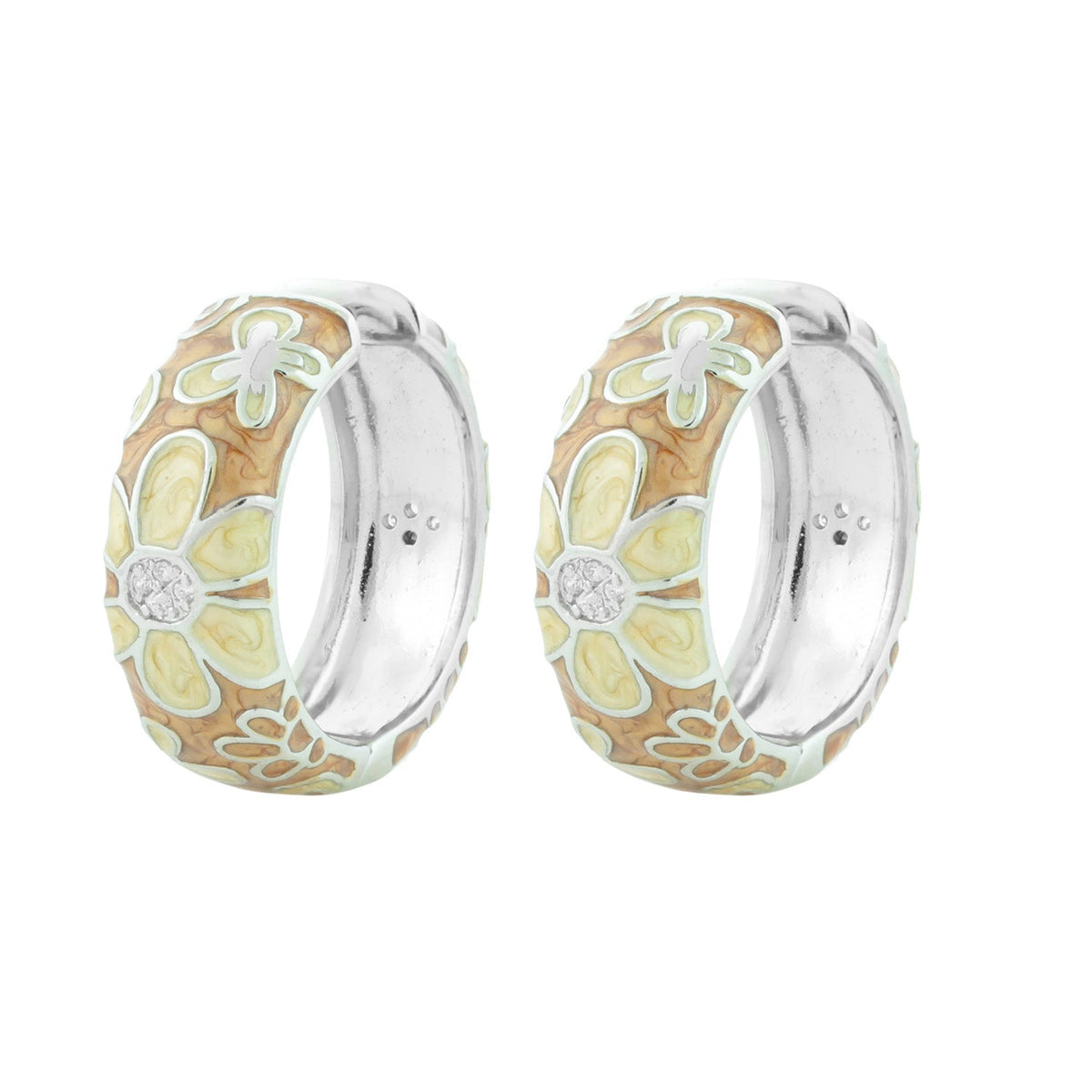 Butterfly Hoop Earrings