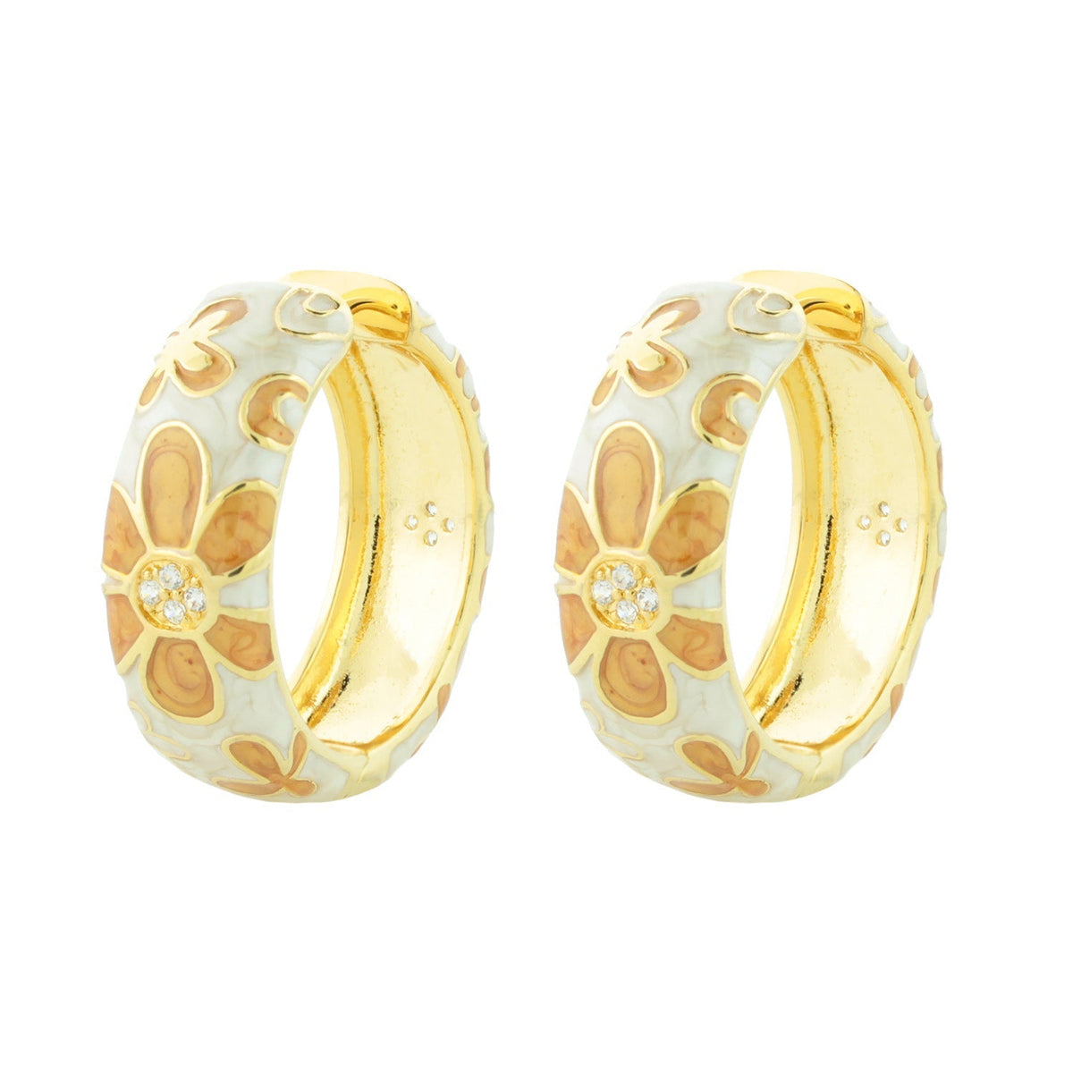 Butterfly Hoop Earrings