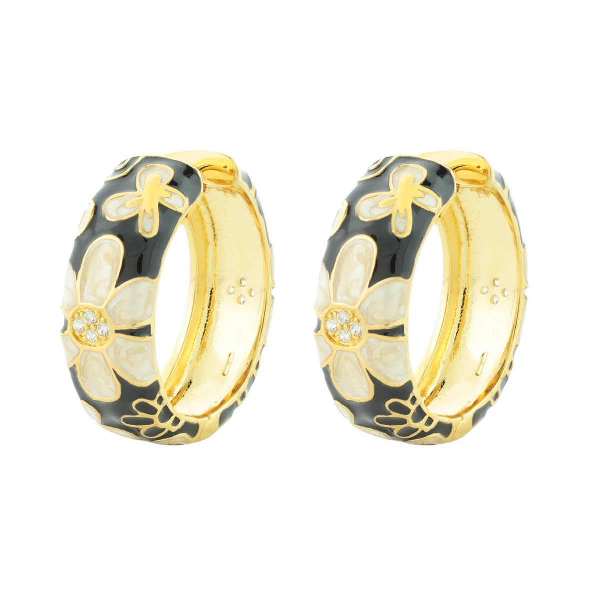 Butterfly Hoop Earrings