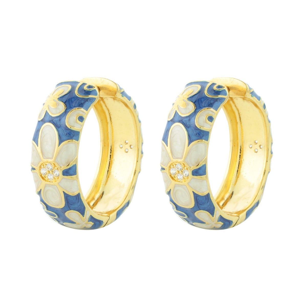 Butterfly Hoop Earrings
